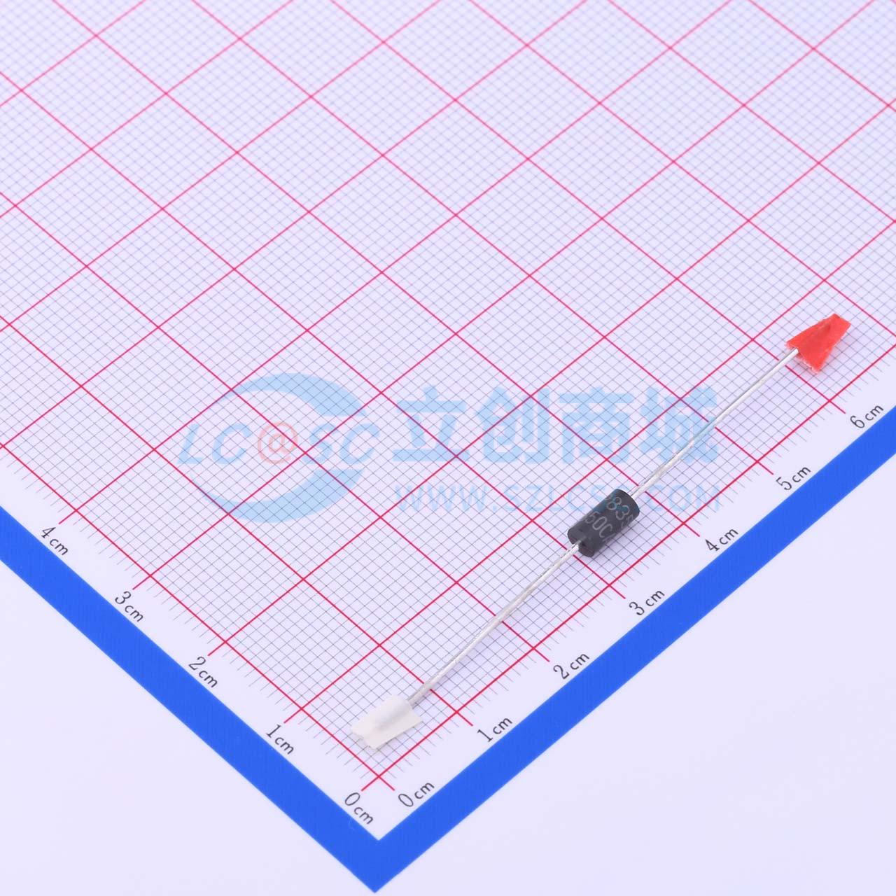 点击查看大图 P6KE350CA/B实物图