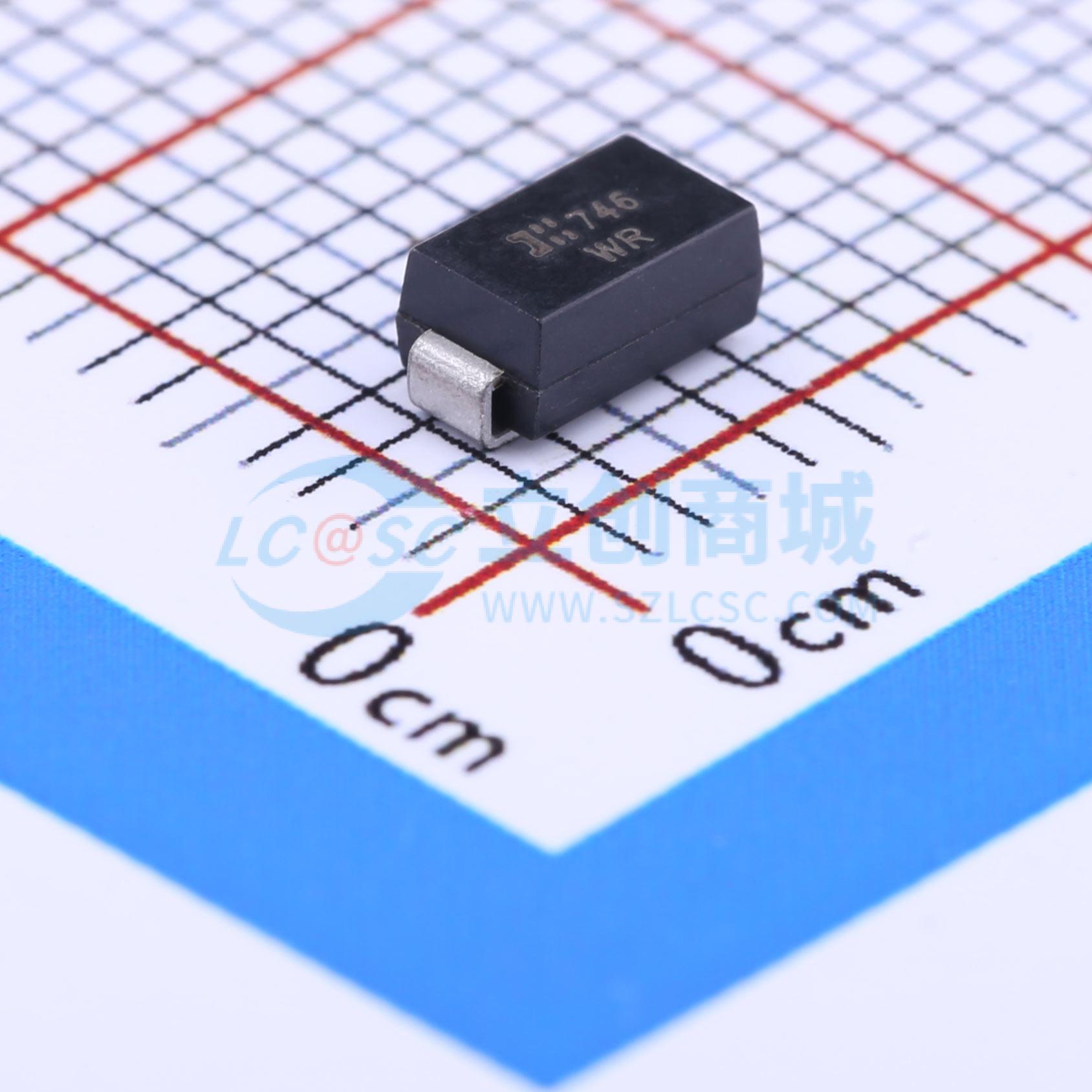 点击查看大图 SMAJ75CA-13-F实物图