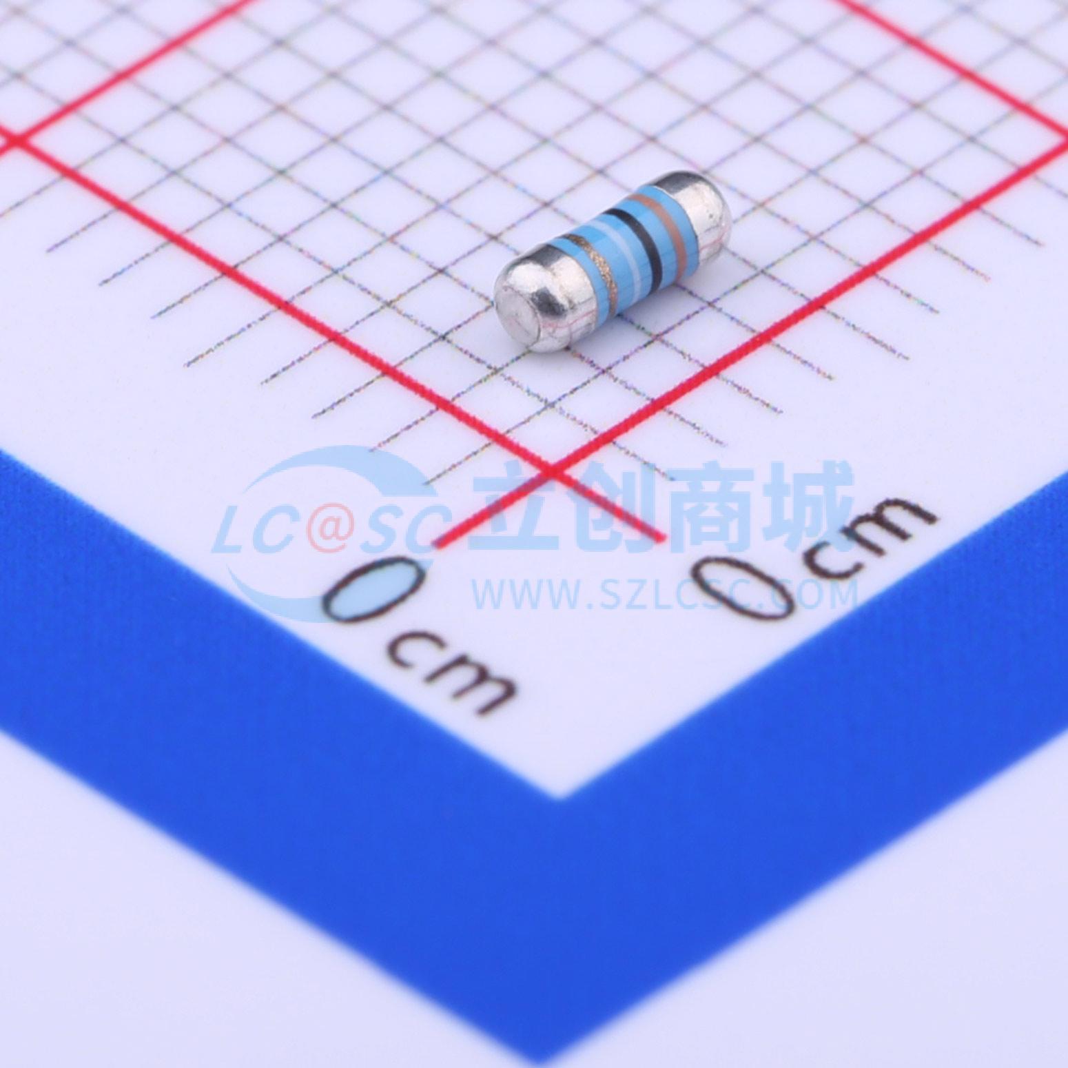 点击查看大图 MELF-MFR02041/4WS30.9ΩFT50实物图