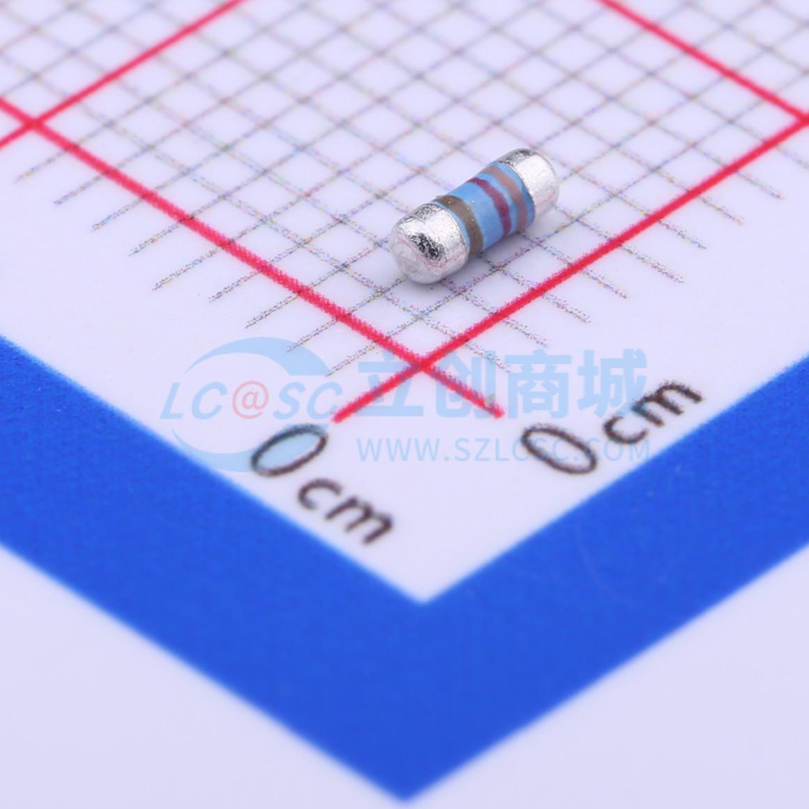 点击查看大图 MELF-MFR02041/4WS162KΩFT50实物图