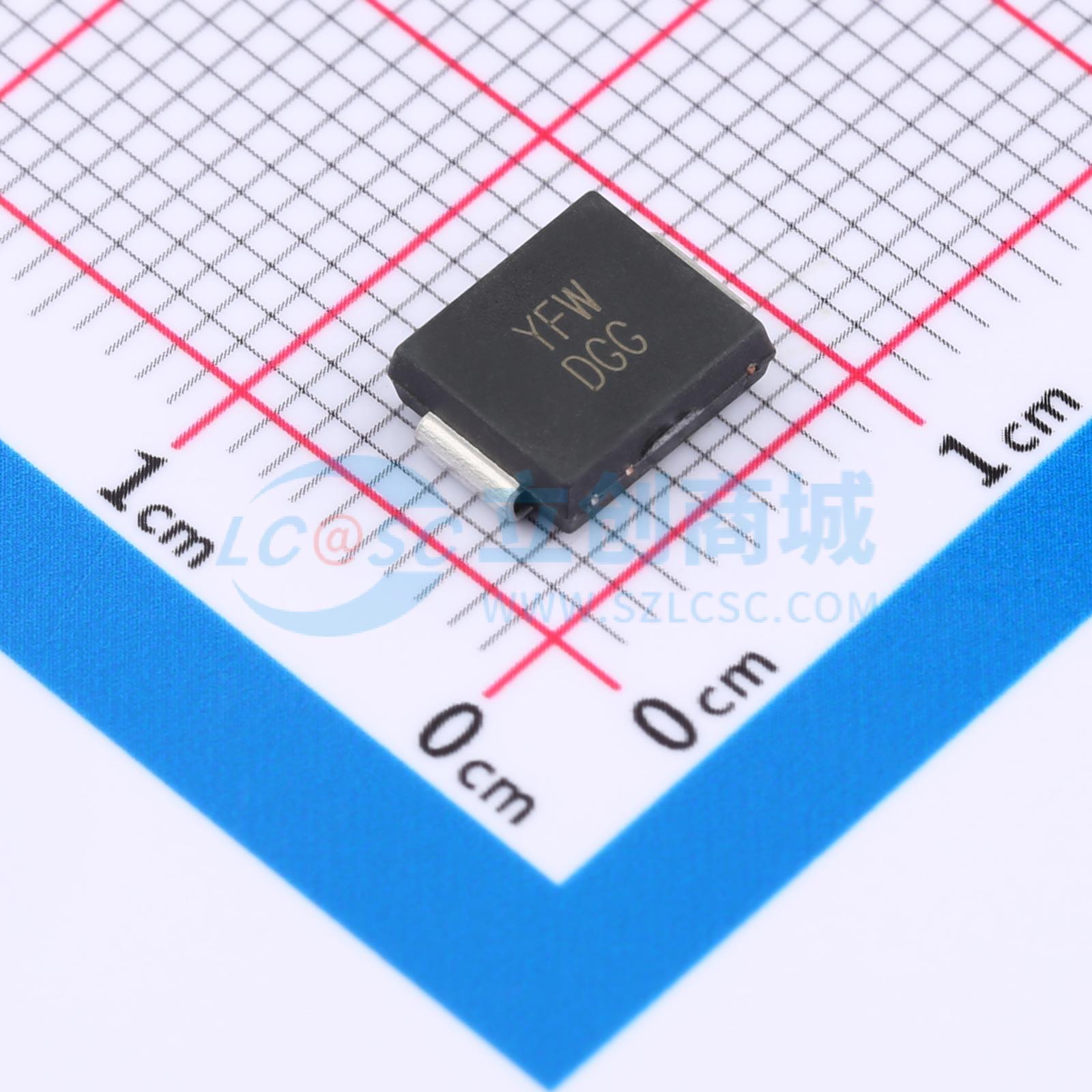 点击查看大图 SMDJ58CA实物图