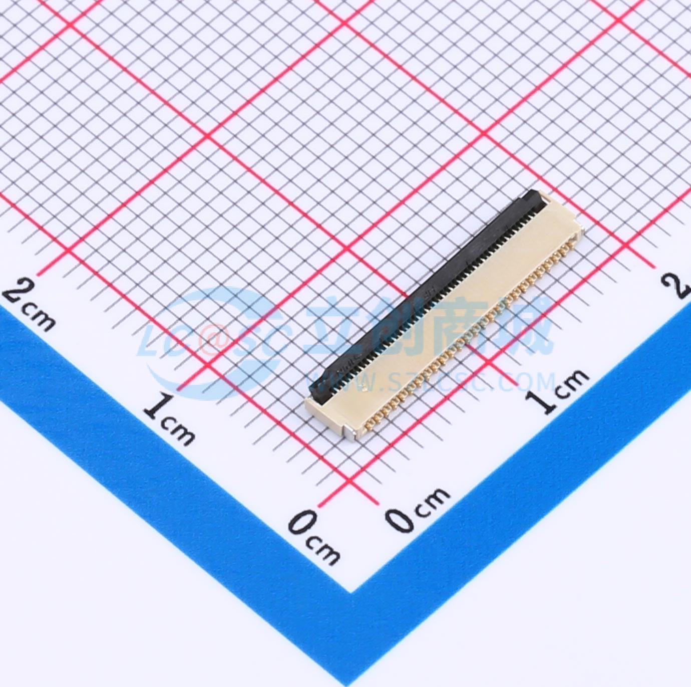 点击查看大图 FPC-0.3HF-51PWBH10实物图