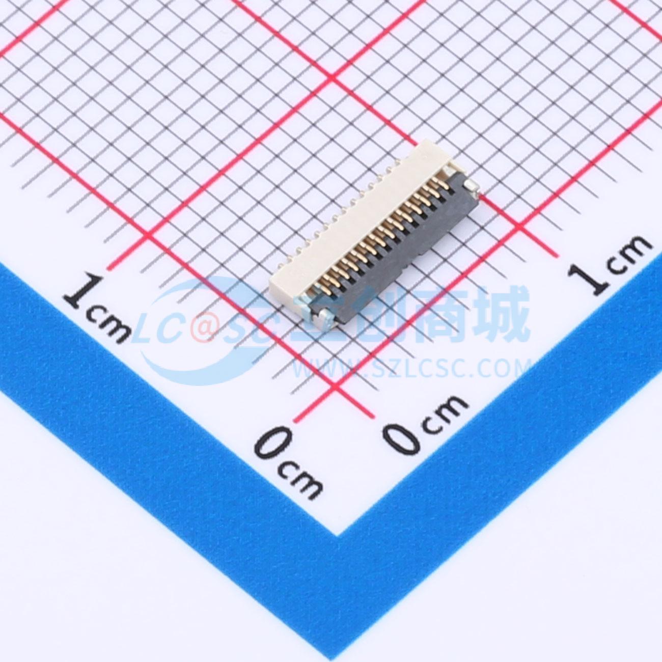 点击查看大图 FPC-0.5FX-14PWBH10实物图