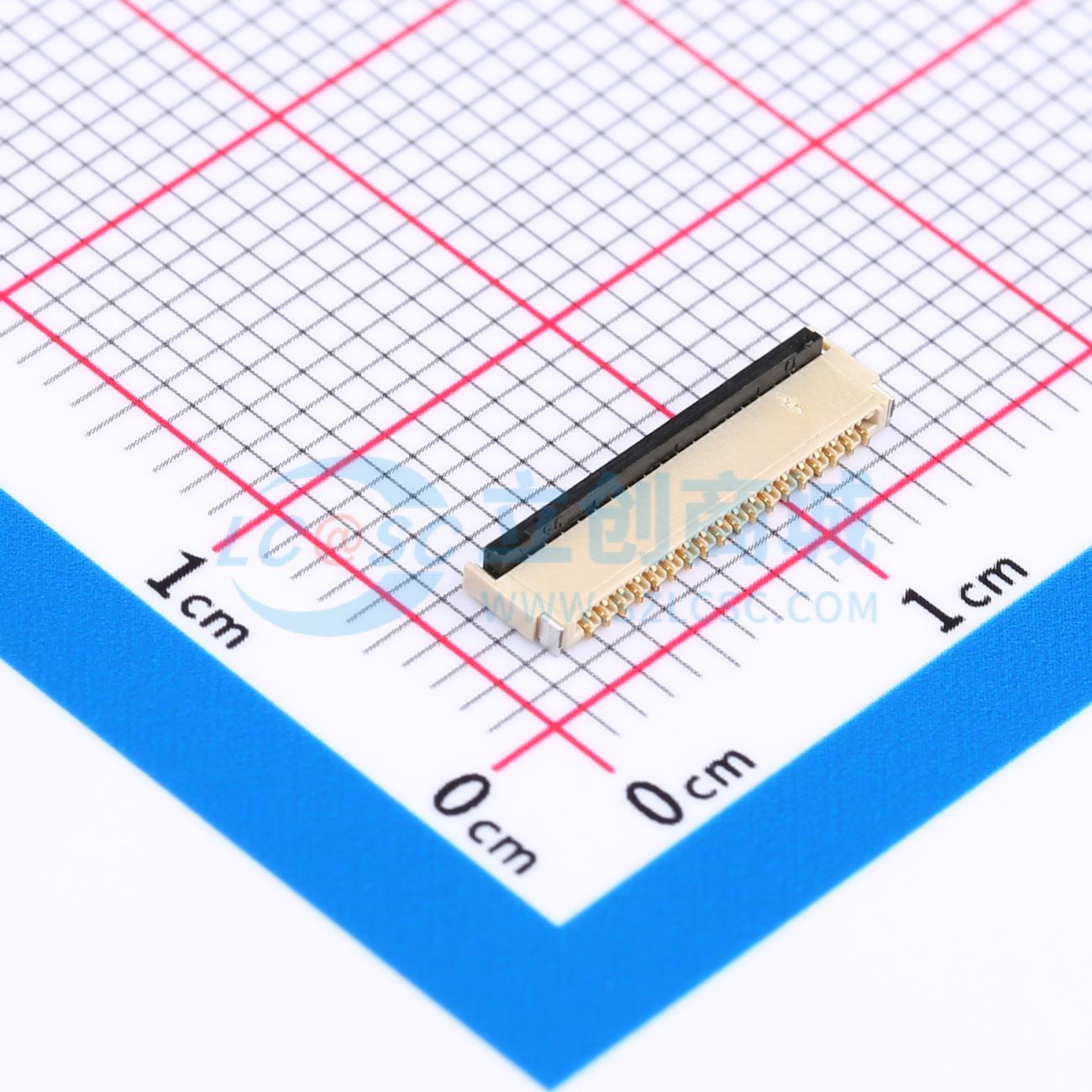 点击查看大图 FPC-0.3HF-35PWBH10实物图