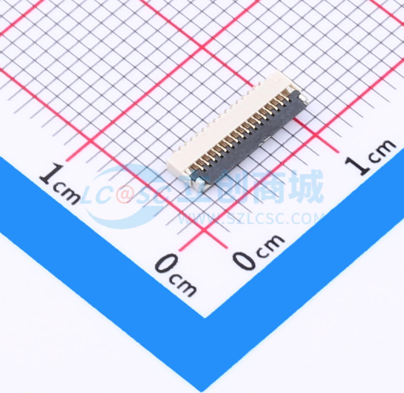 点击查看大图 FPC-0.5FX-16PWBH10实物图
