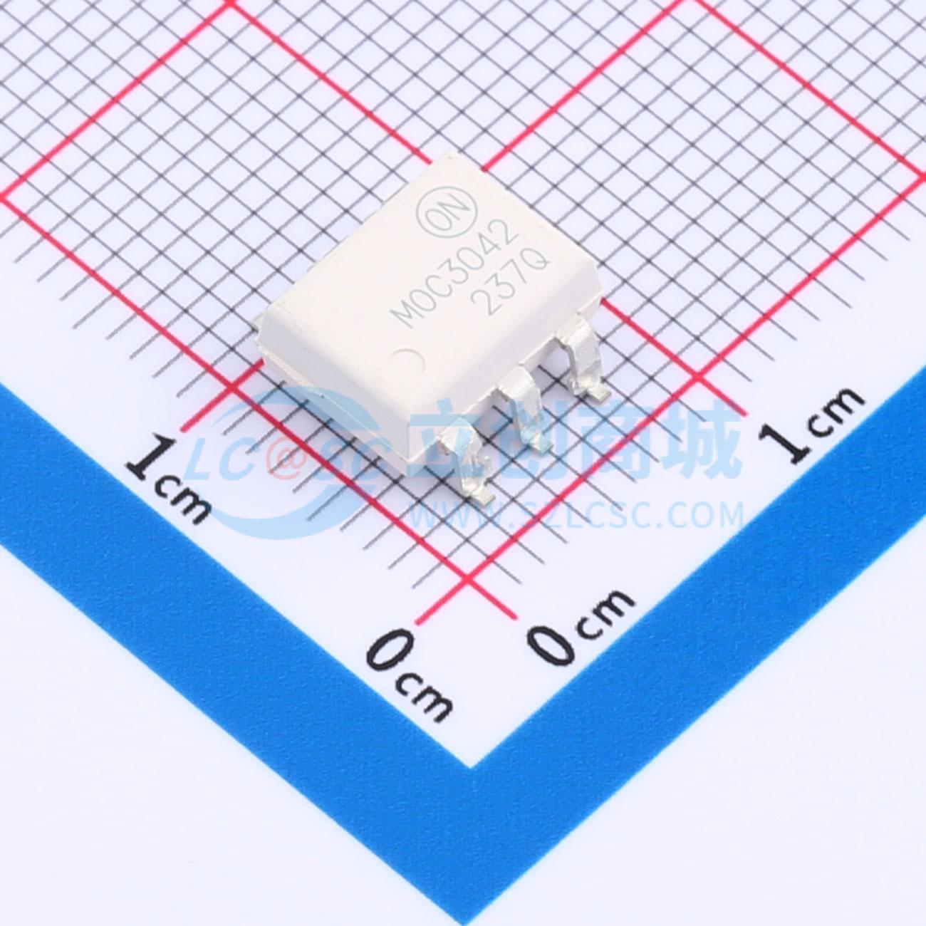 点击查看大图 MOC3042SM实物图