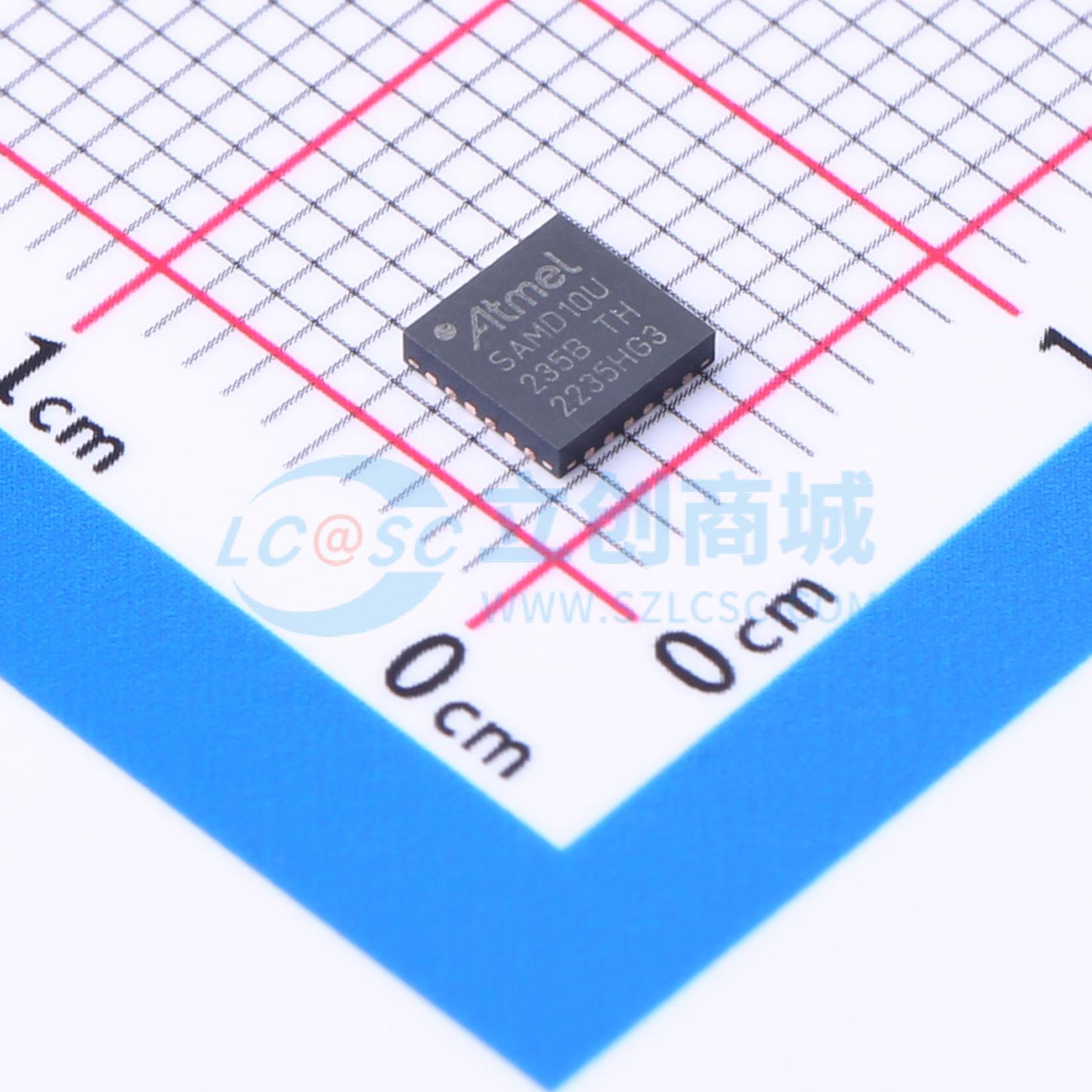 点击查看大图 ATSAMD10D13A-MUT实物图