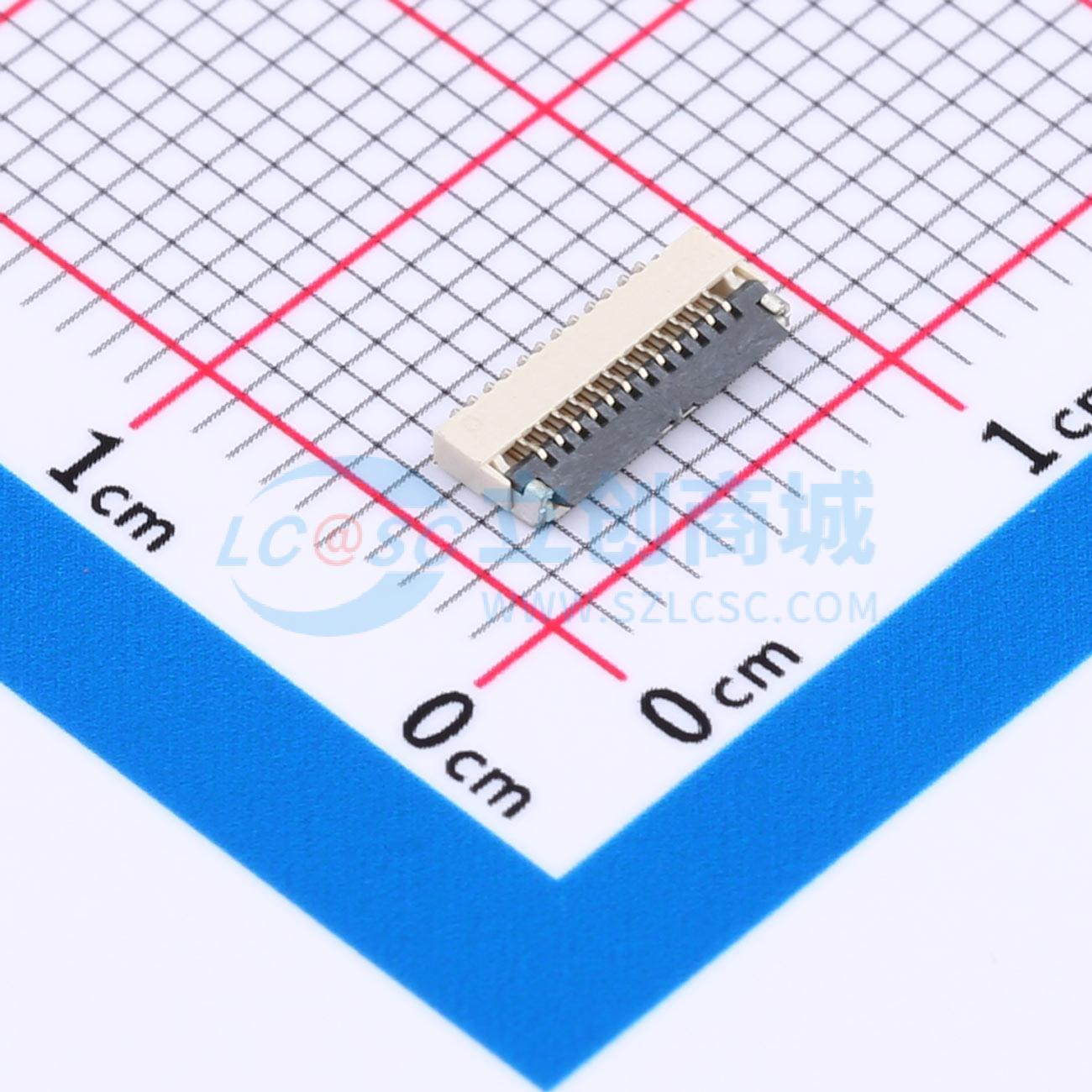 点击查看大图 FPC-0.5FX12PWBH10实物图