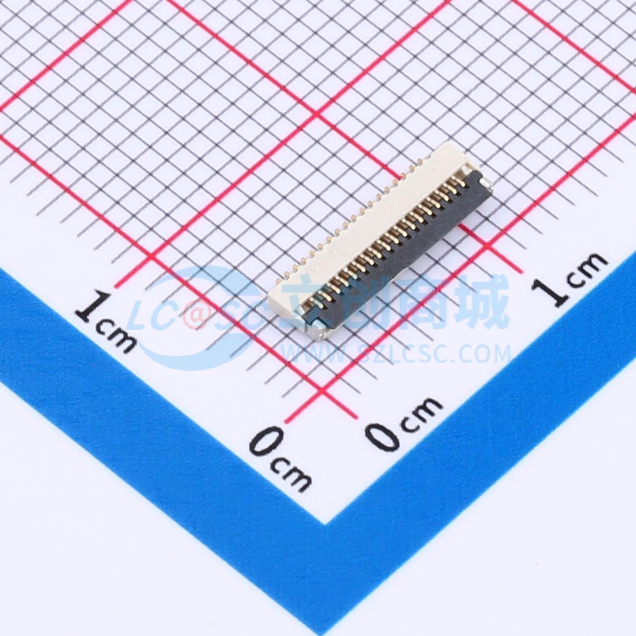 点击查看大图 FPC-0.5FX-18PWBH10实物图
