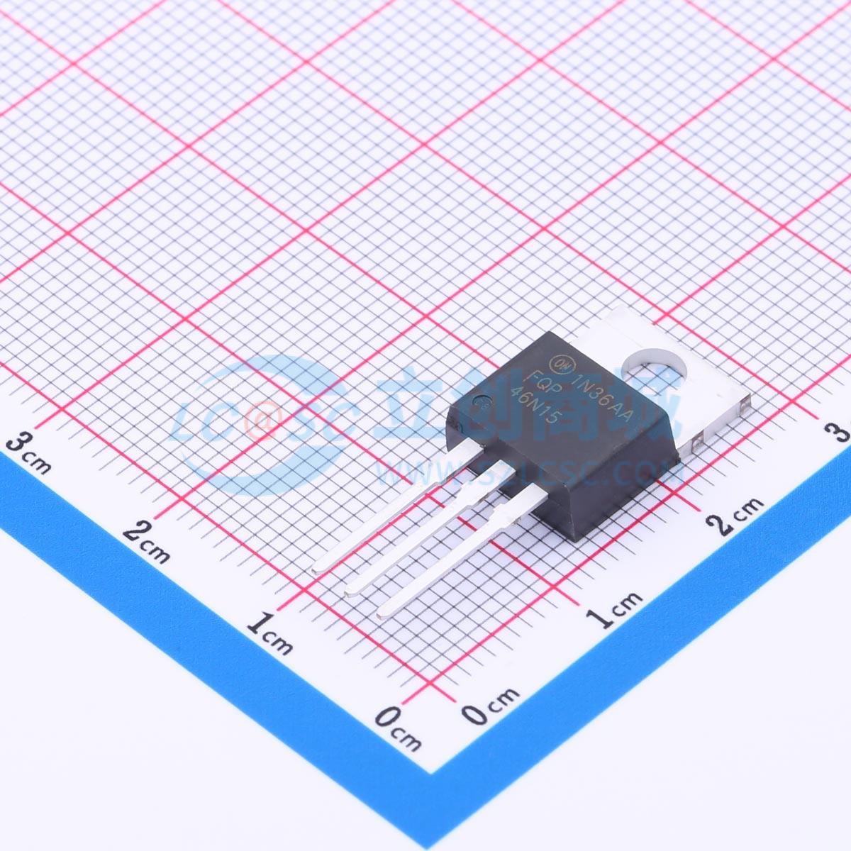 点击查看大图 FQP46N15实物图