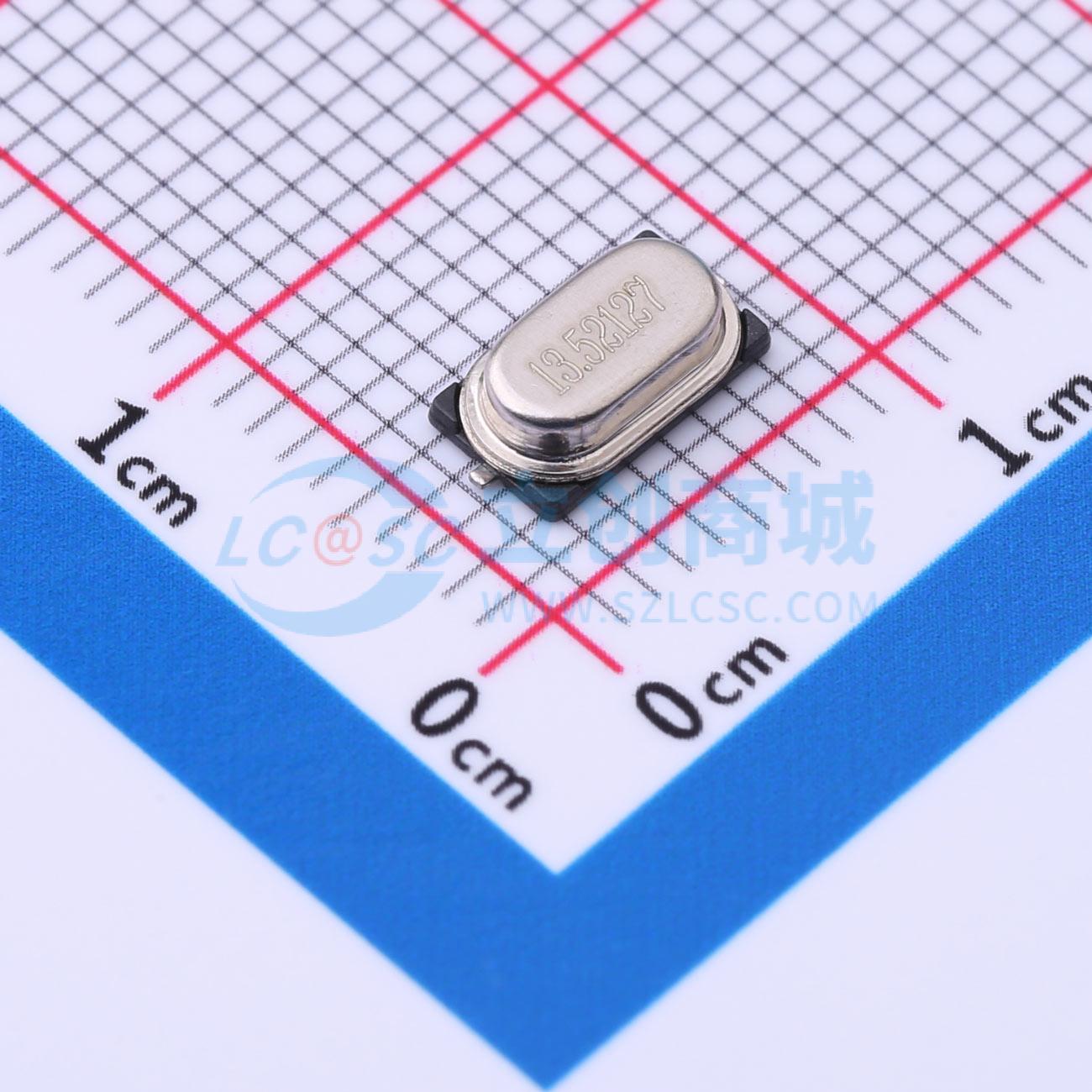 点击查看大图 S47SMD13.52127M10PF10R30B3实物图