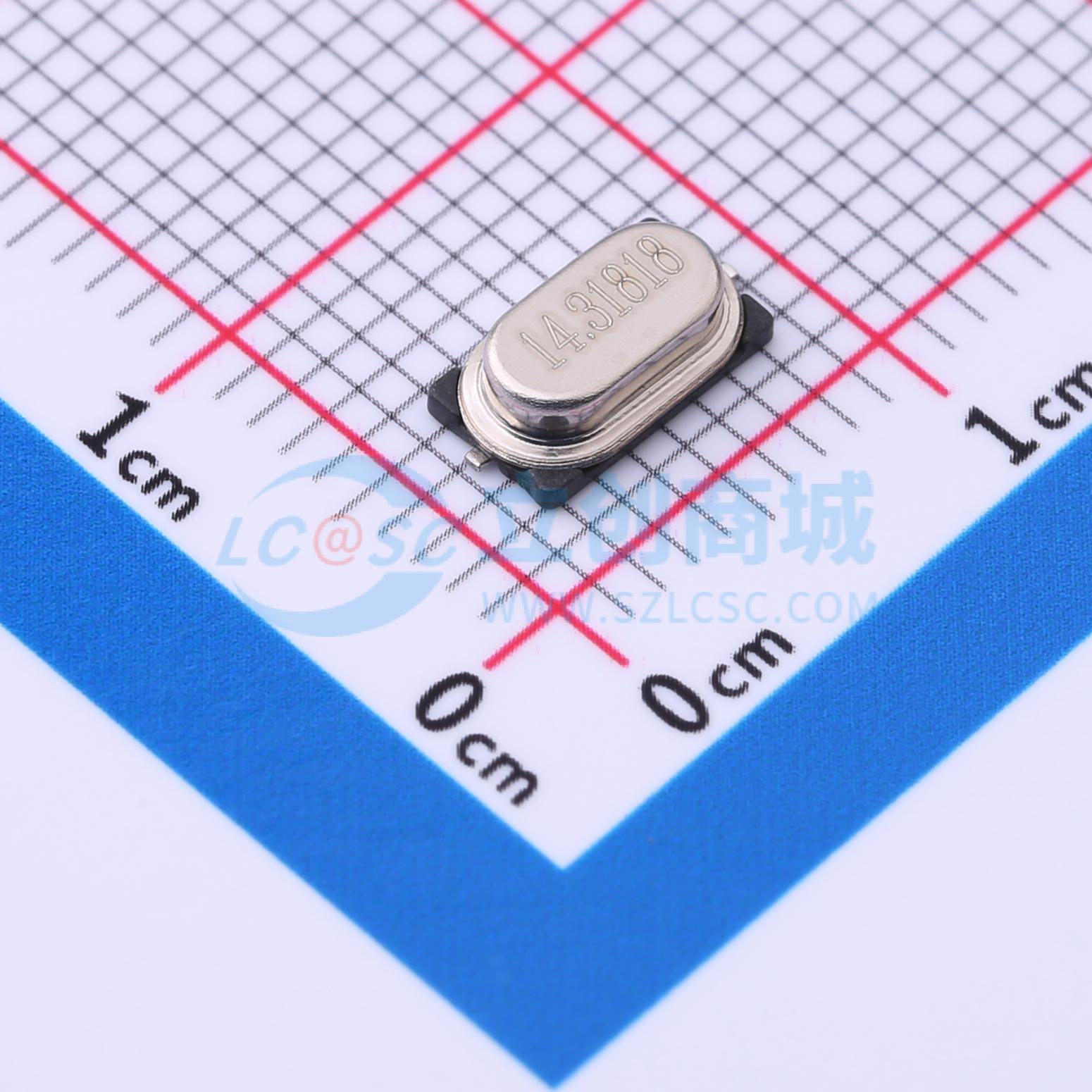 点击查看大图 S47SMD14.31818M14PF20R30B3实物图