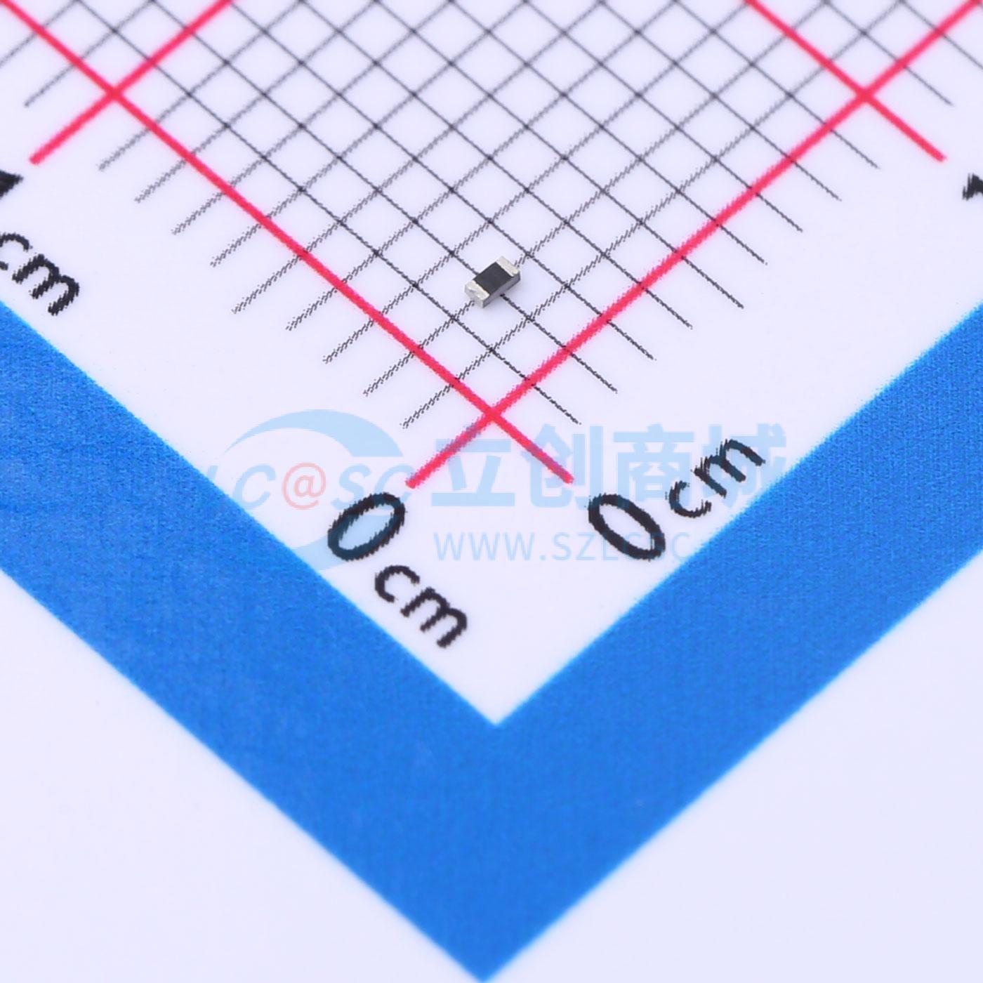 点击查看大图 CRG0402F10K实物图