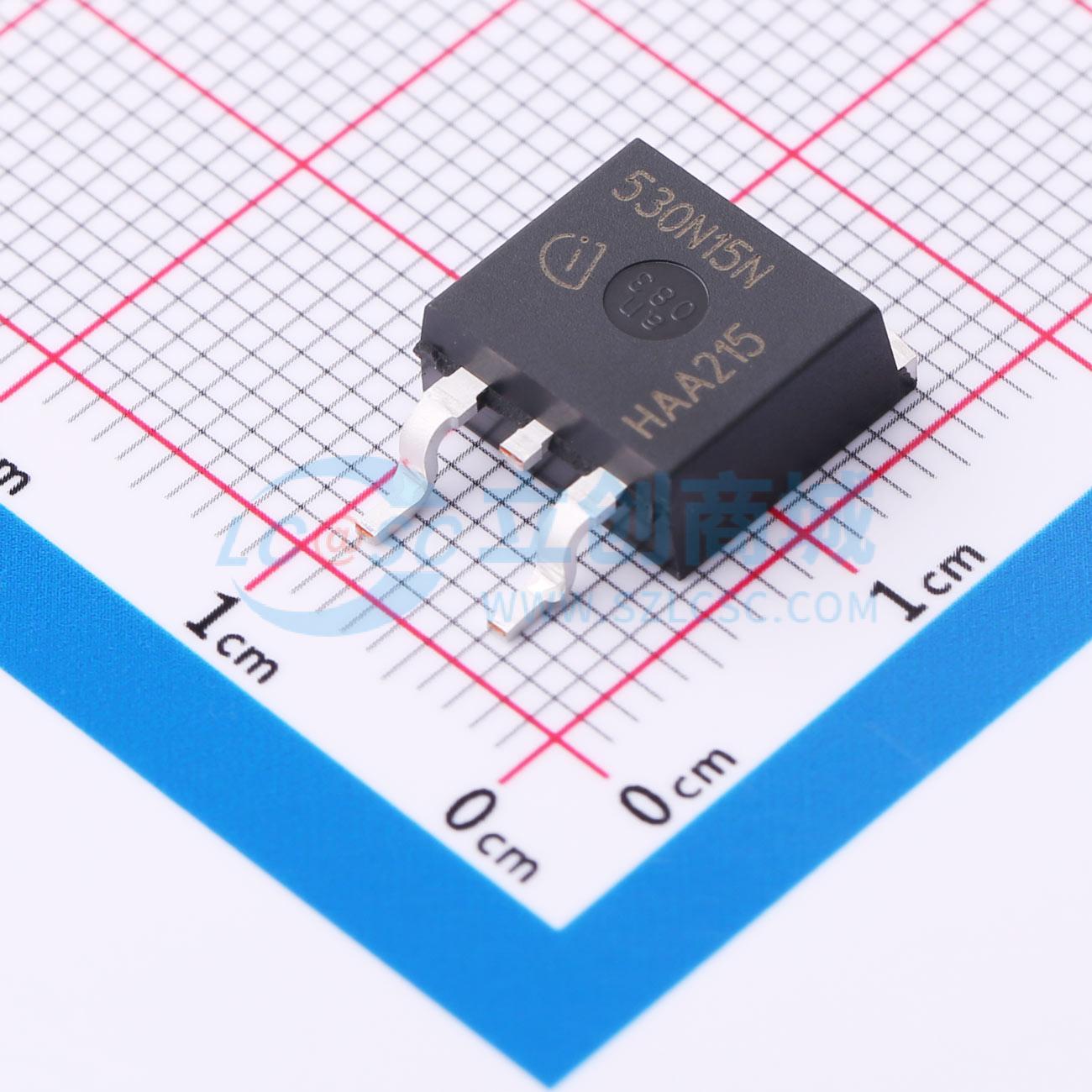 点击查看大图 IPB530N15N3 G实物图