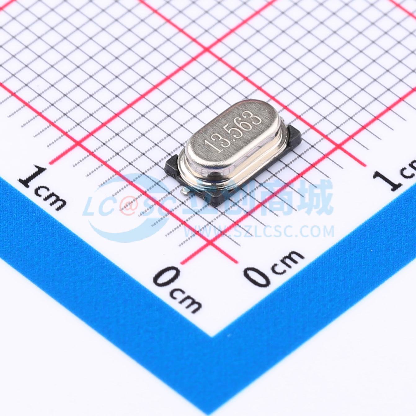 点击查看大图 S47SMD13.563M20PF10R30B3实物图