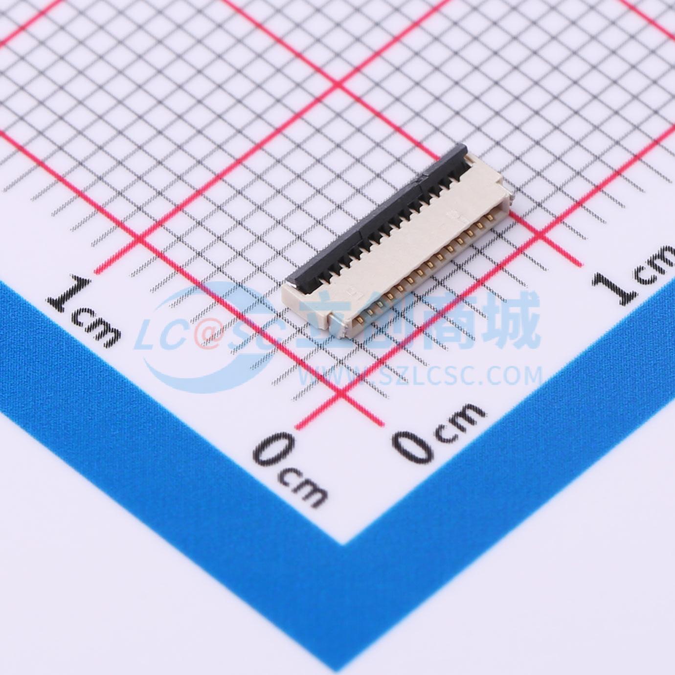 点击查看大图 FPC-0.5HF-14PWBH10实物图