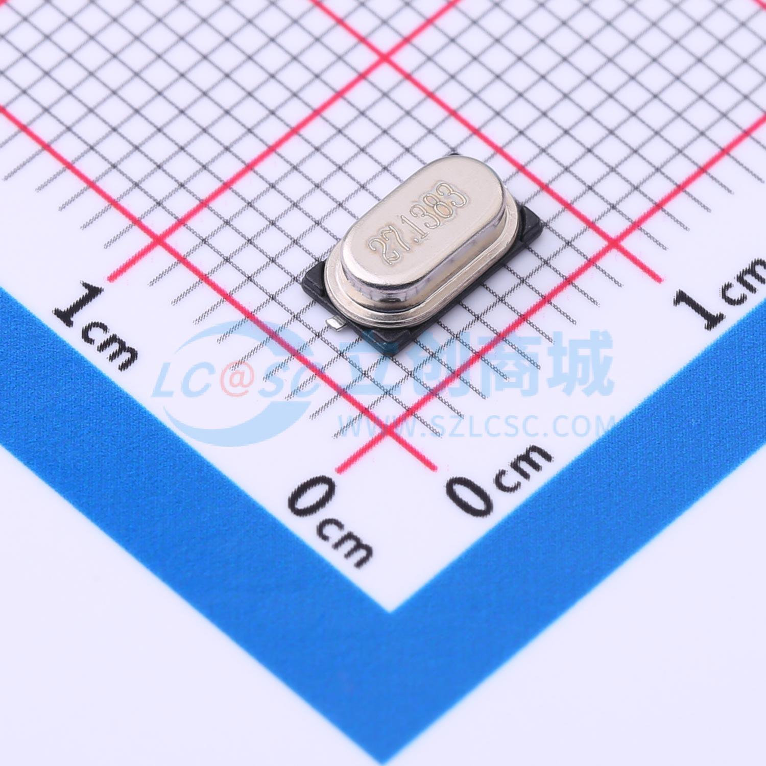 点击查看大图 S47SMD27.1383M20PF10R30B3实物图