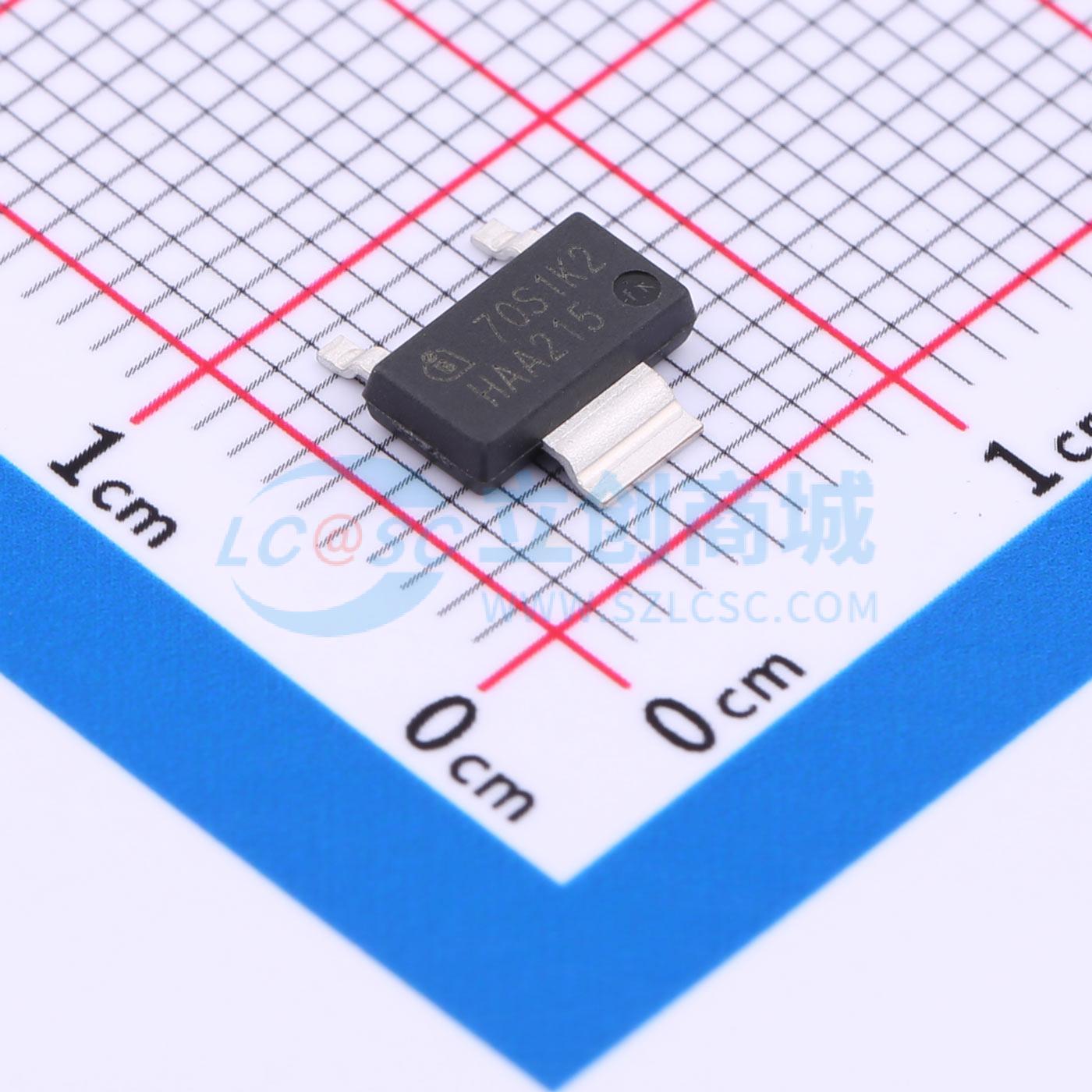 点击查看大图 IPN70R1K2P7S实物图