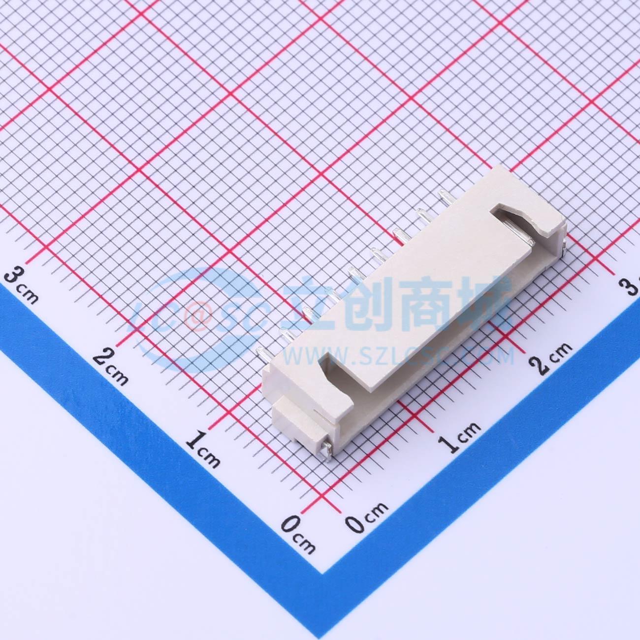 点击查看大图 HX 2.54-9P WT实物图