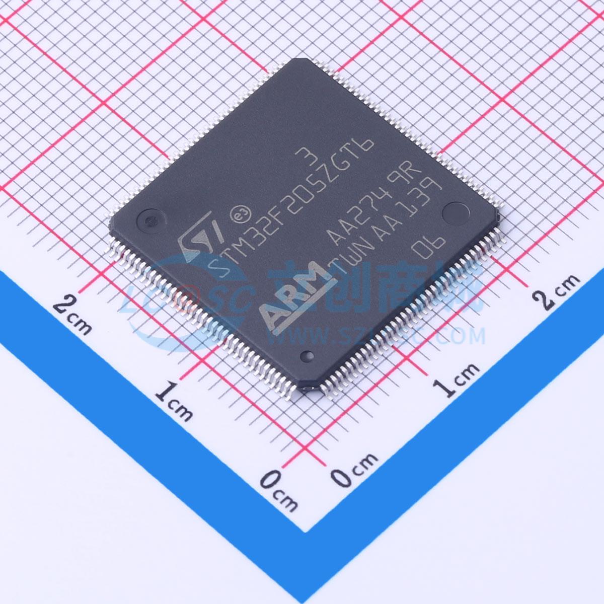 点击查看大图 STM32F205ZGT6TR实物图