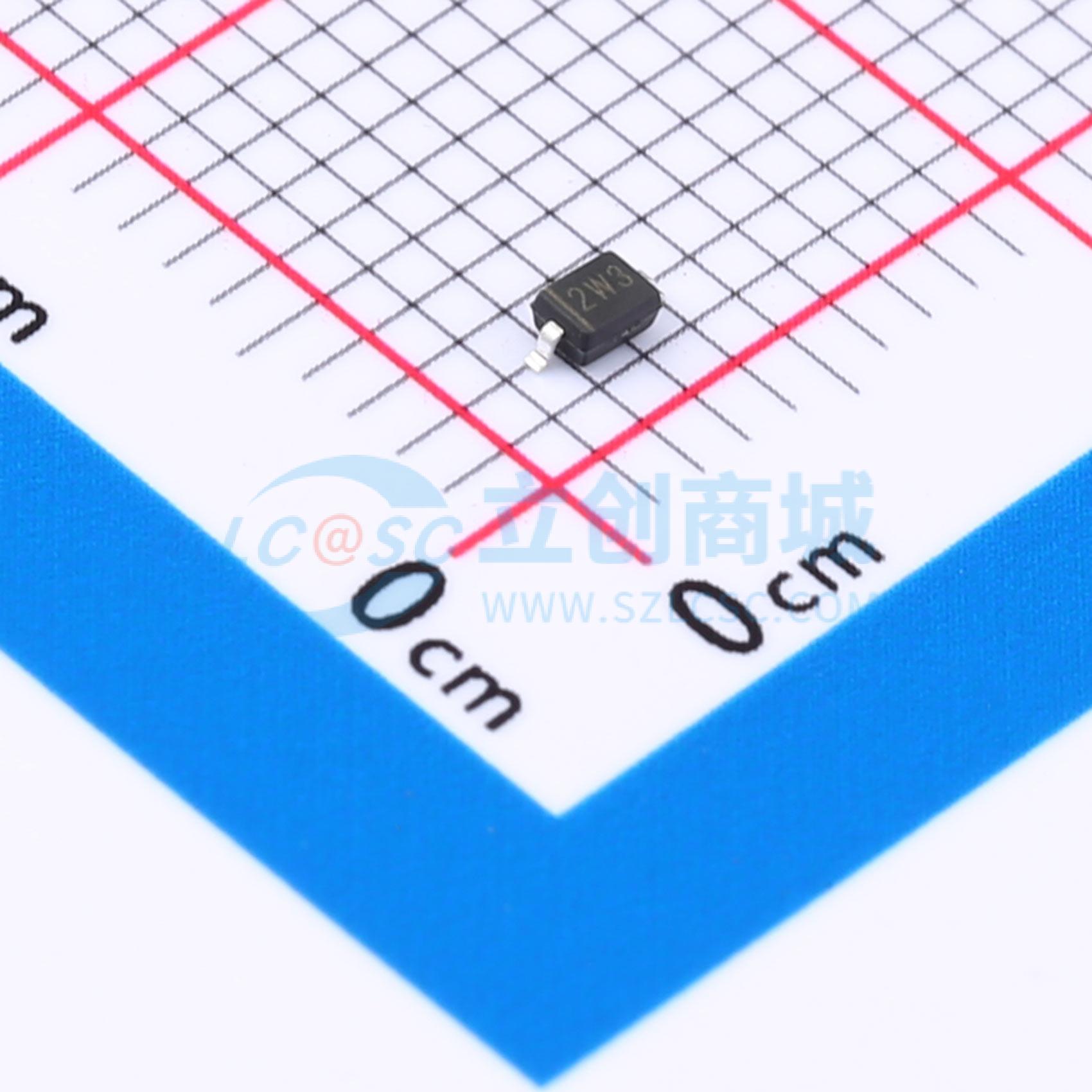 点击查看大图 BZT52B3V3S实物图