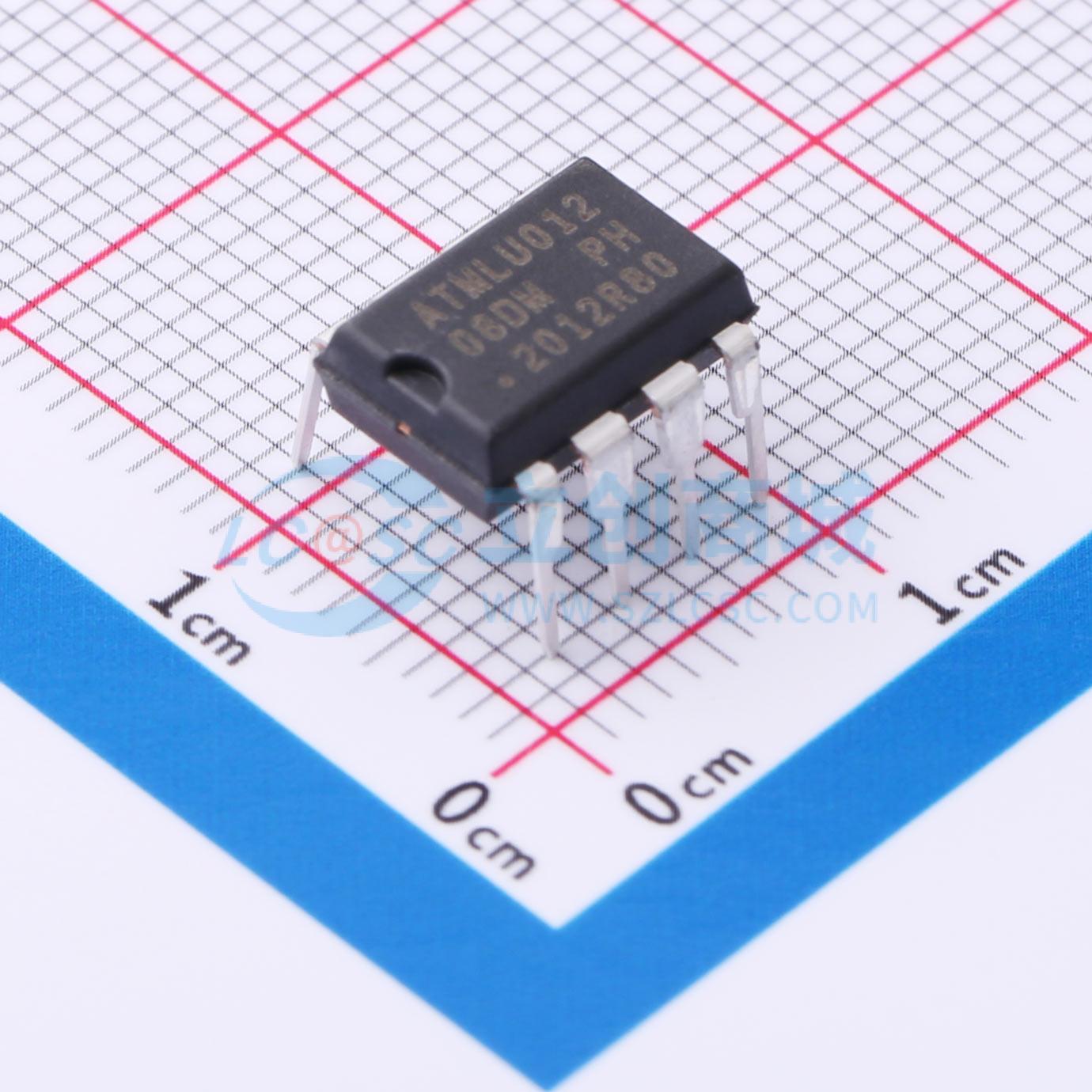 点击查看大图 AT24C08D-PUM实物图