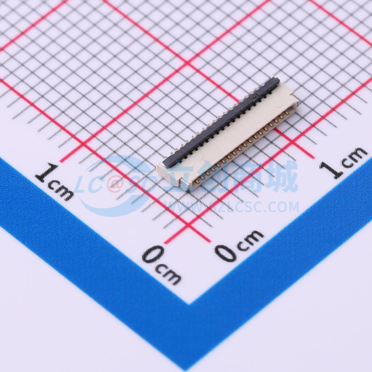 点击查看大图 FPC-0.5HF-18PWBH10实物图