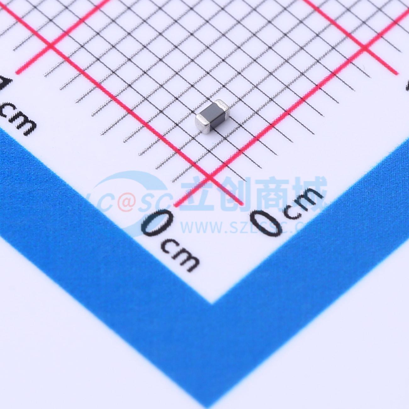 点击查看大图 MLF1608E100MTD00实物图