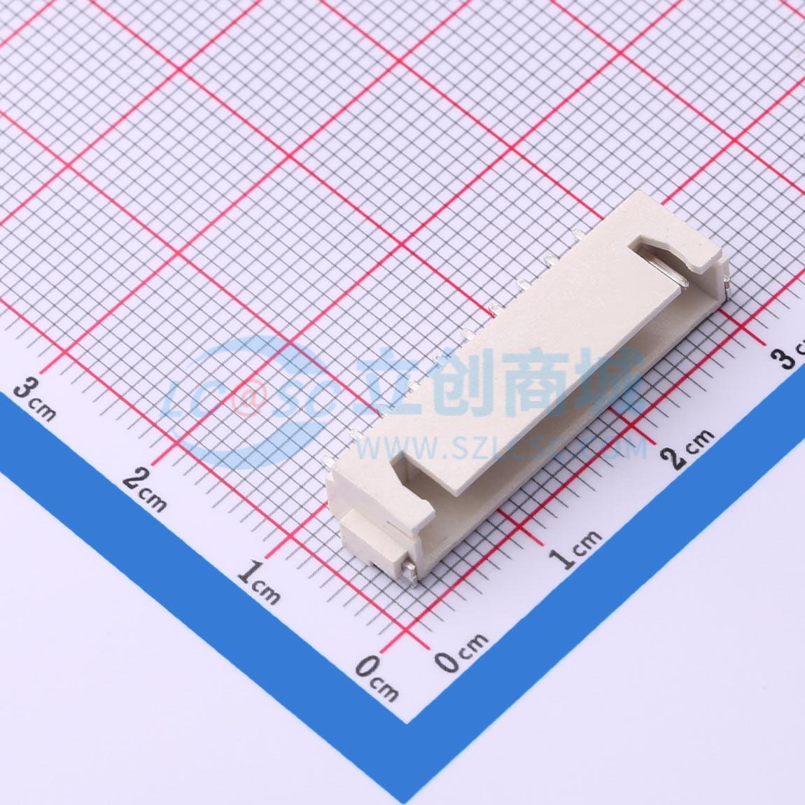 点击查看大图 HX 2.54-10P WT实物图