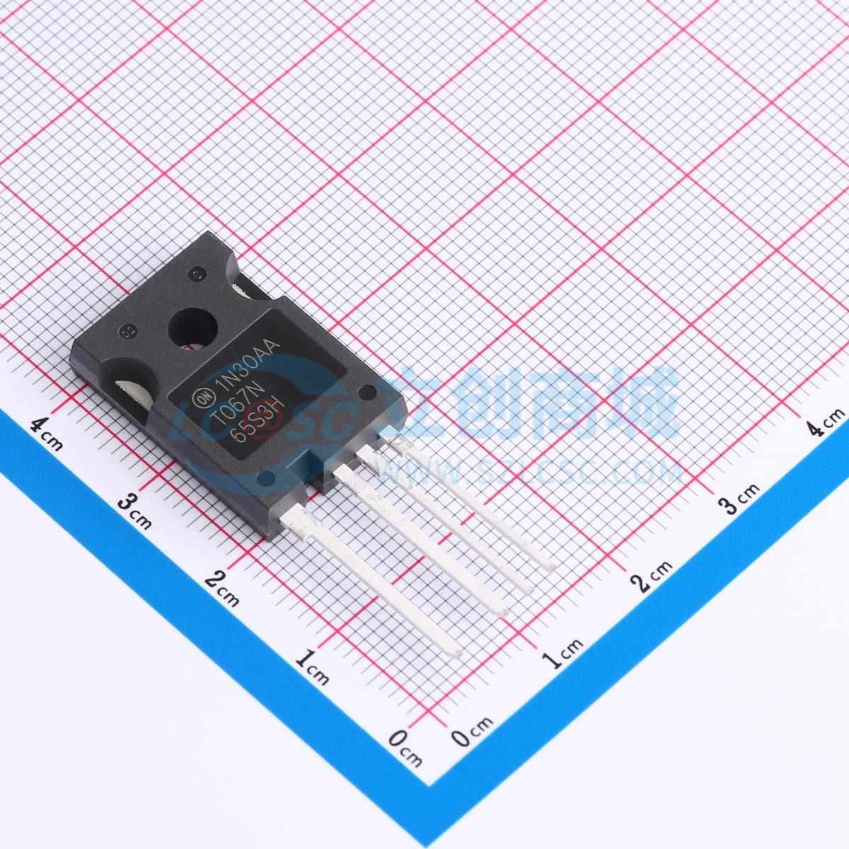 点击查看大图 NTH4LN067N65S3H实物图