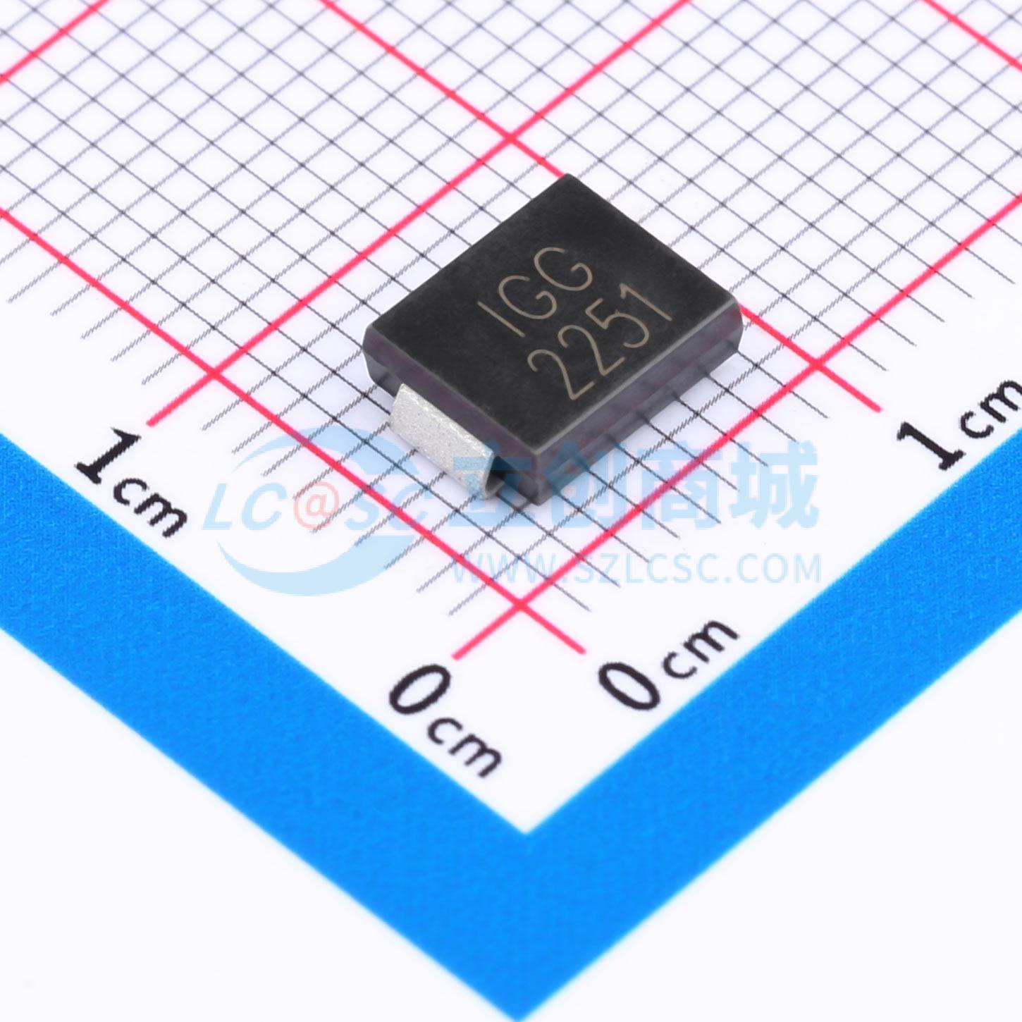 点击查看大图 SMDJ58CA实物图