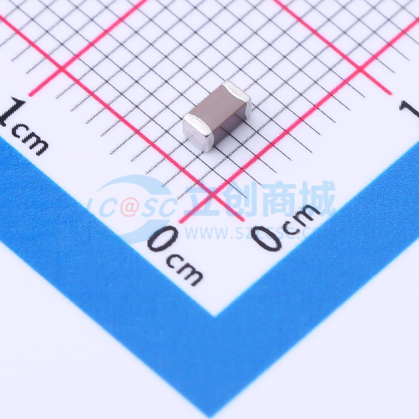 点击查看大图 CGA5L3X7R1H225K160AB实物图