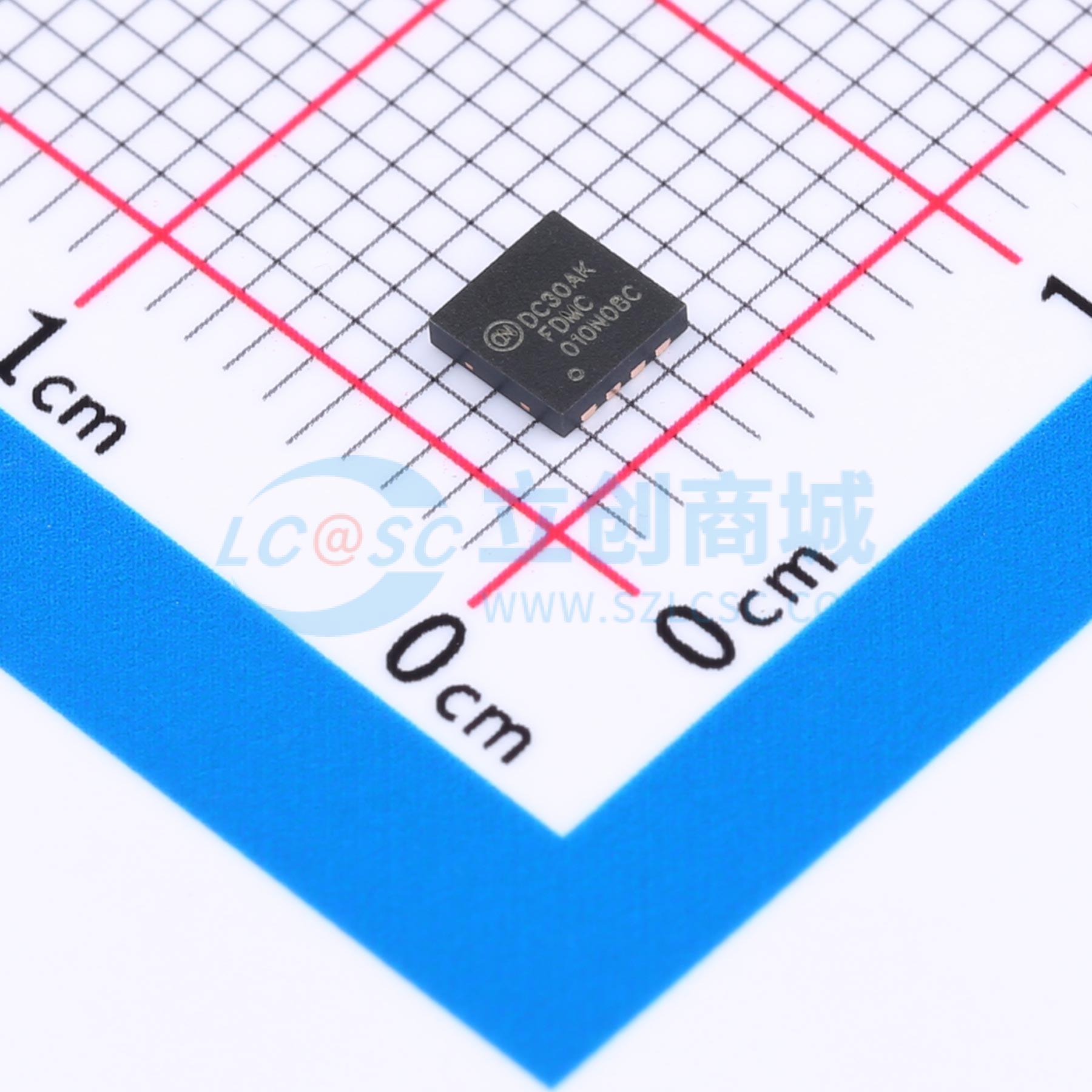 点击查看大图 FDMC010N08C实物图