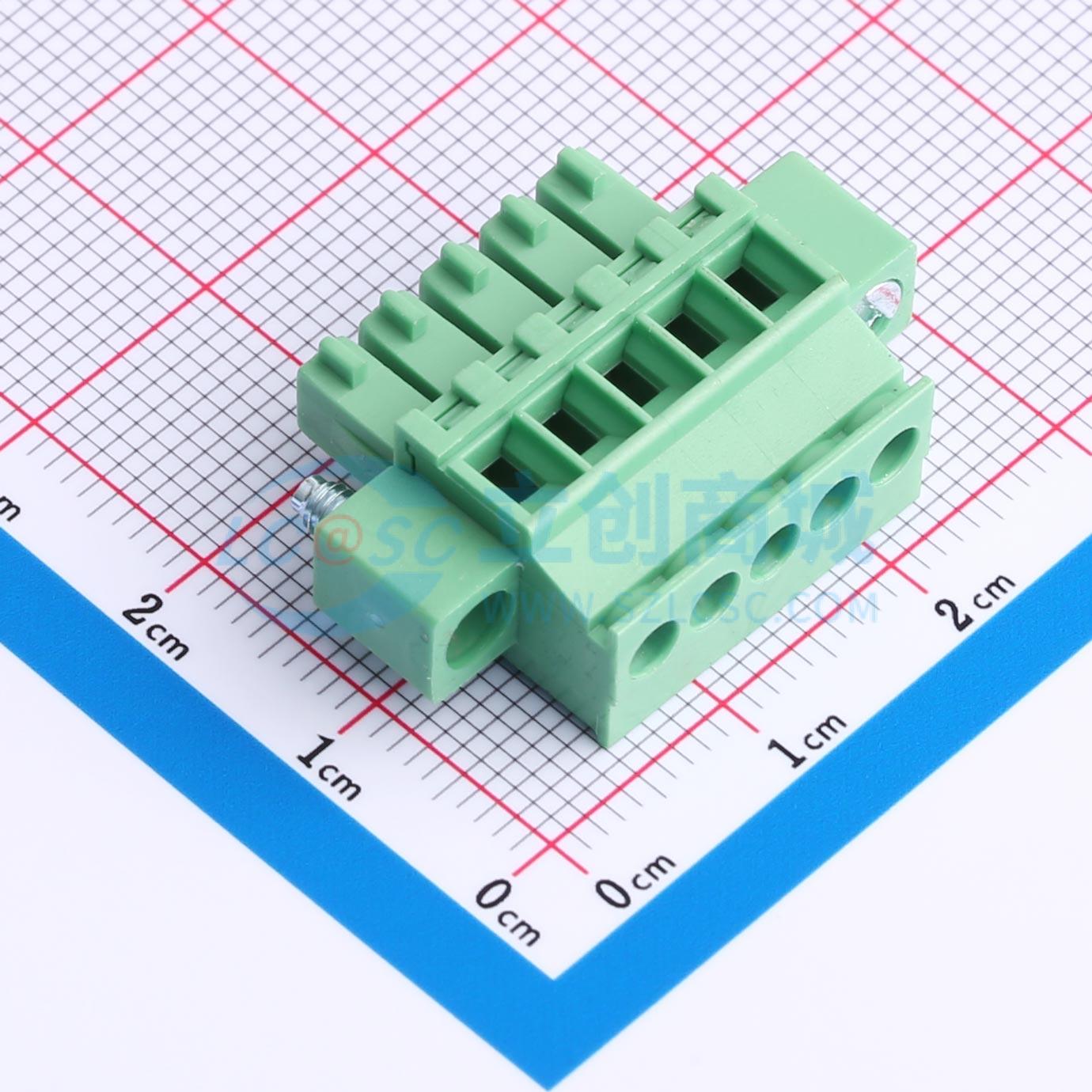 点击查看大图 DB2EKAM-3.5-5P-GN-S实物图