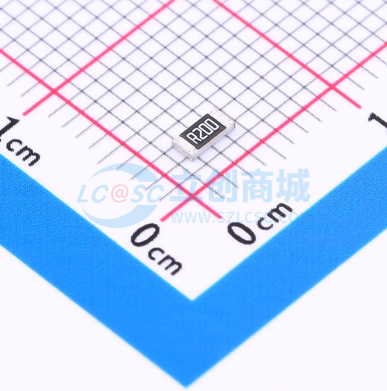 点击查看大图 RLP73K2BR20JTD实物图
