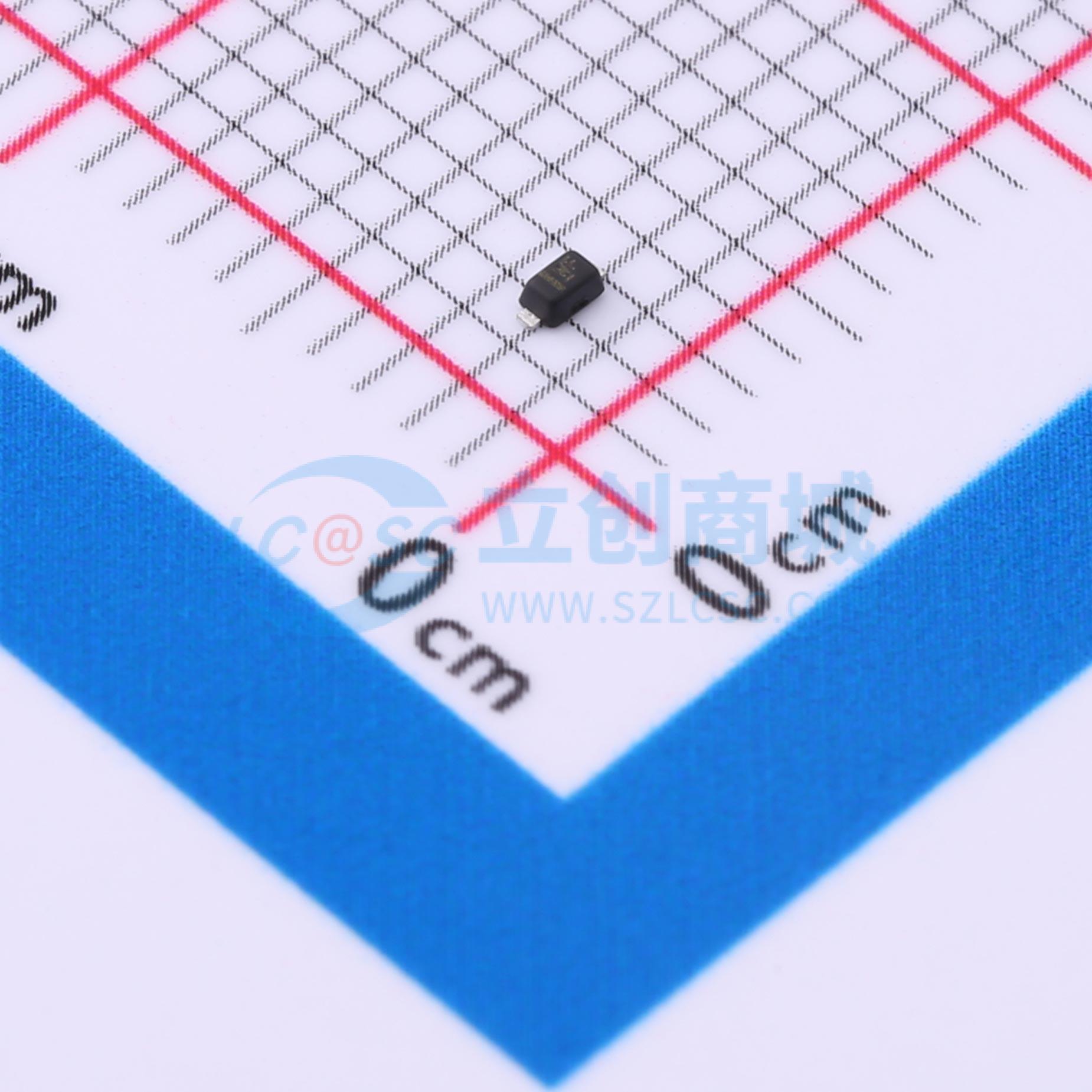 点击查看大图 BZT52C10TQ-7-F实物图