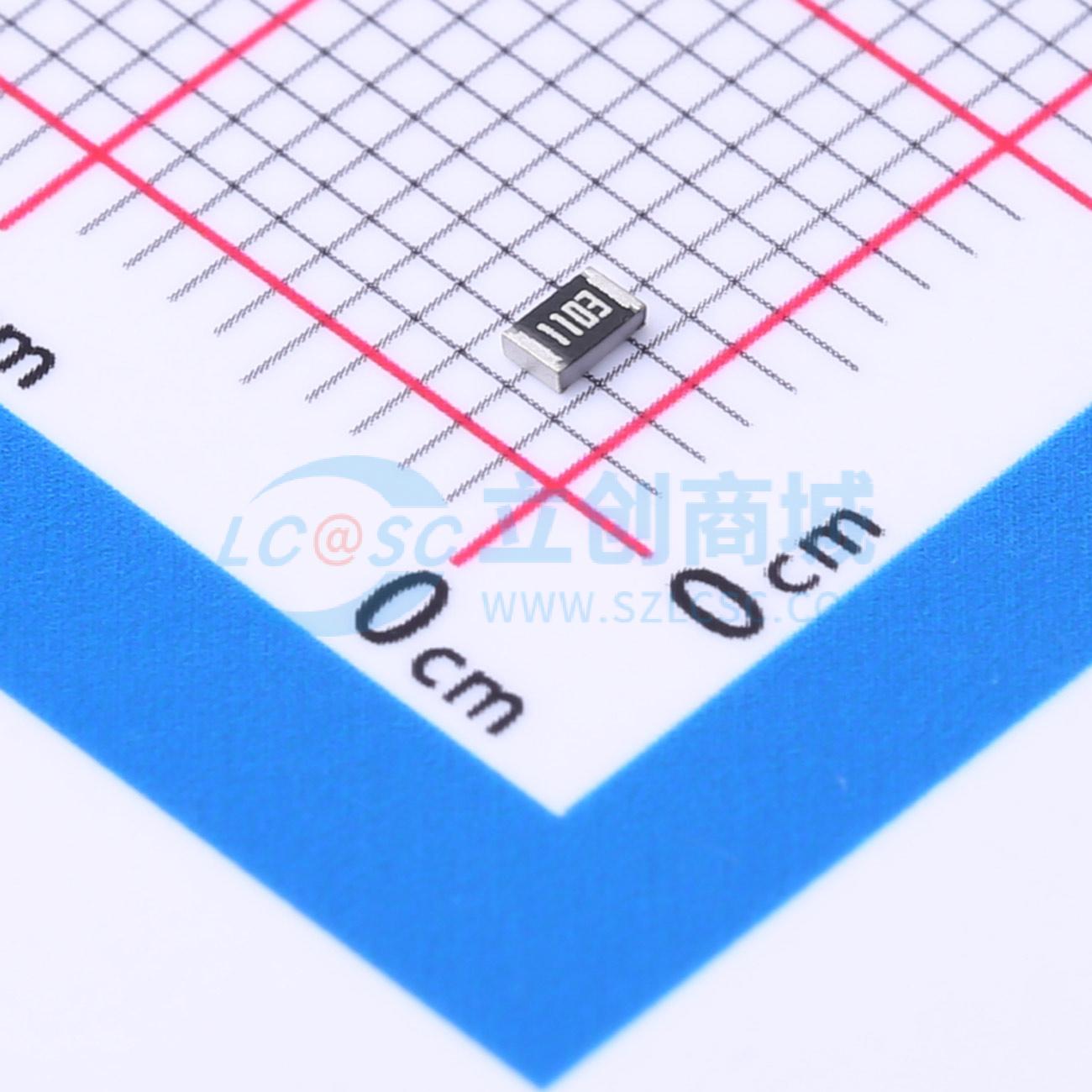 点击查看大图 RC0805DR-07110KL实物图