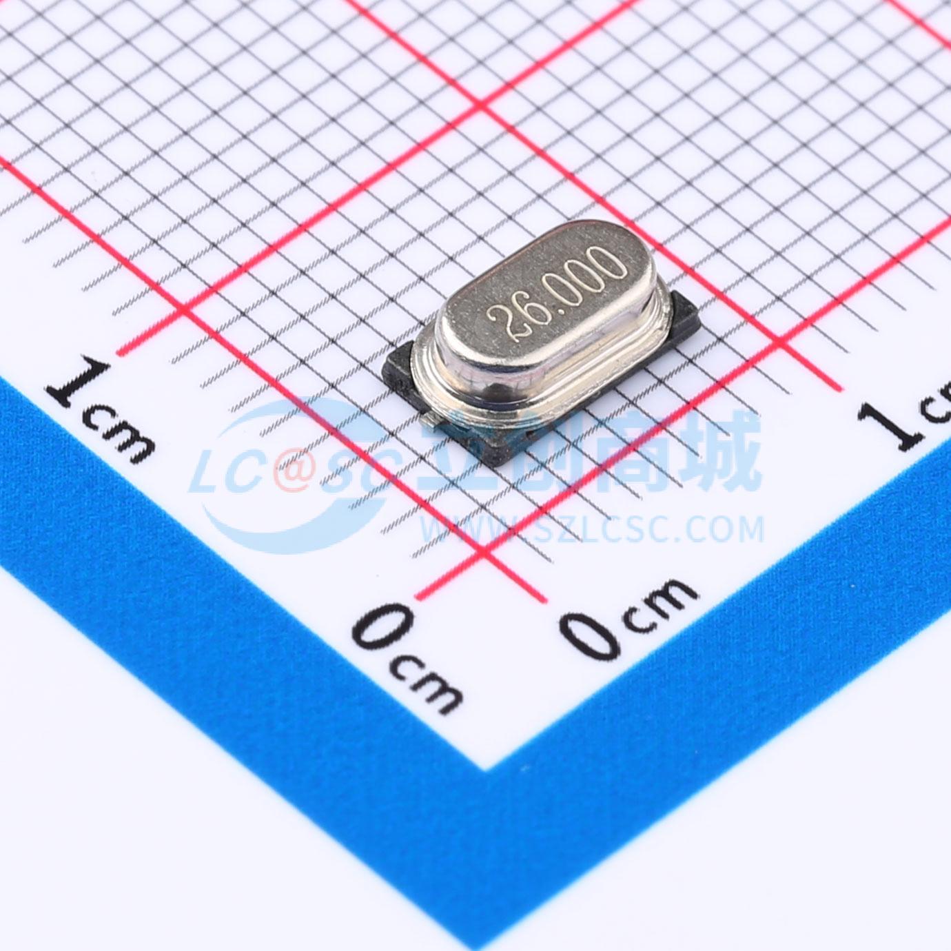 点击查看大图 S47SMD26.000M15PF20R30B3实物图