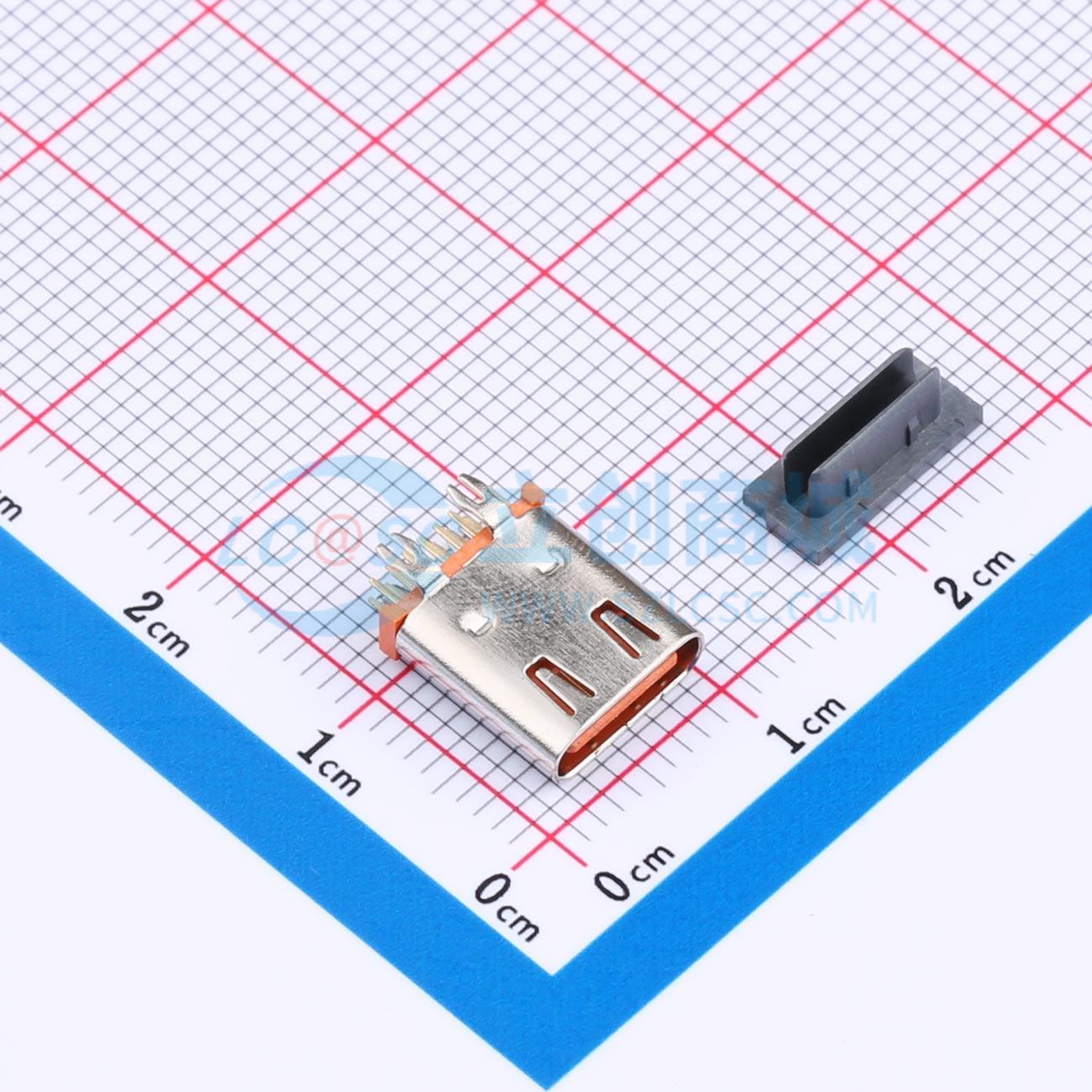 点击查看大图 HC-TYPE C-16P-VS10.0-3A-O-02实物图