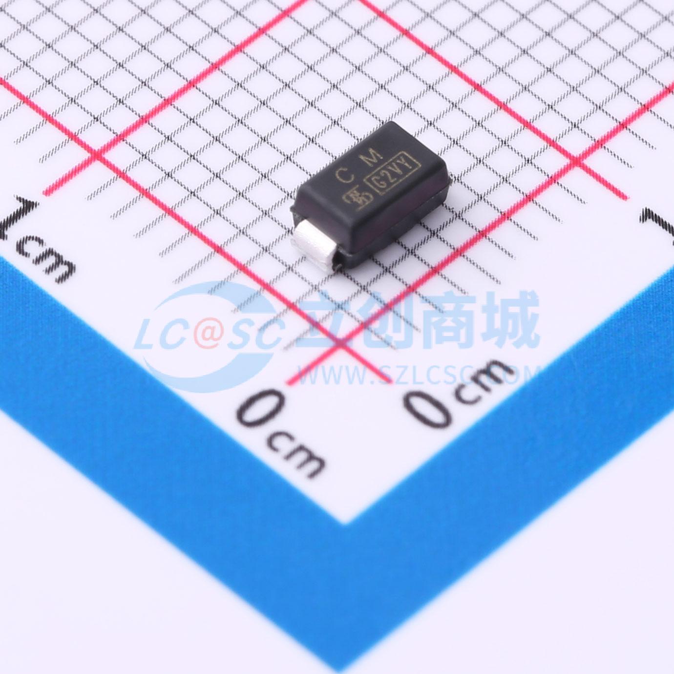 点击查看大图 SMAJ33CAHM2G实物图