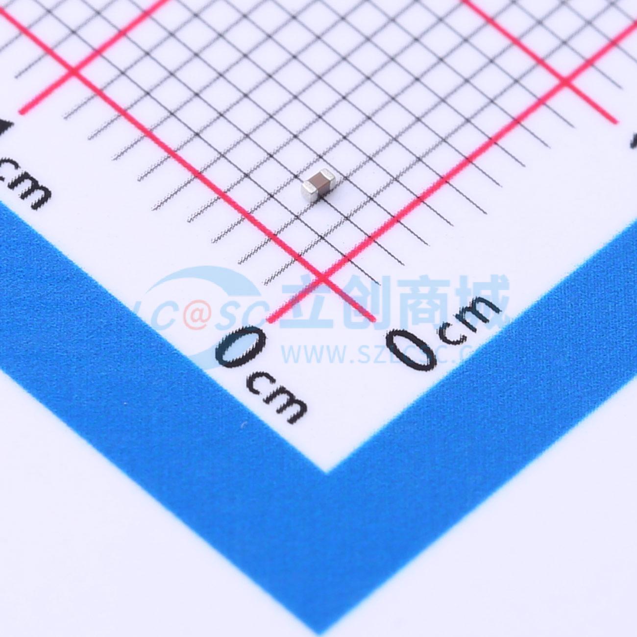 点击查看大图 CGA2B3X7R1H104M050BB实物图
