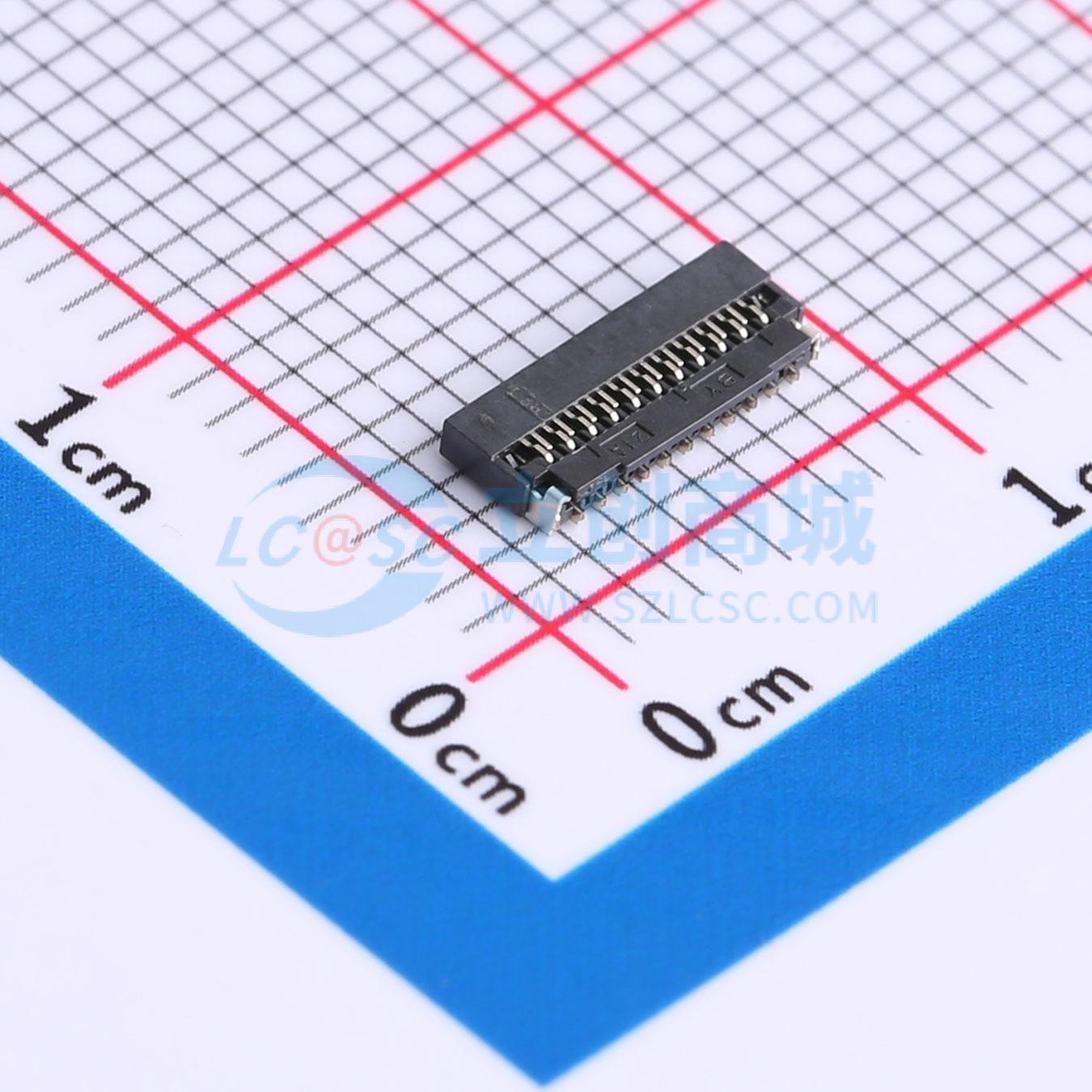 点击查看大图 FPC-0.3FX-21PWBH10实物图