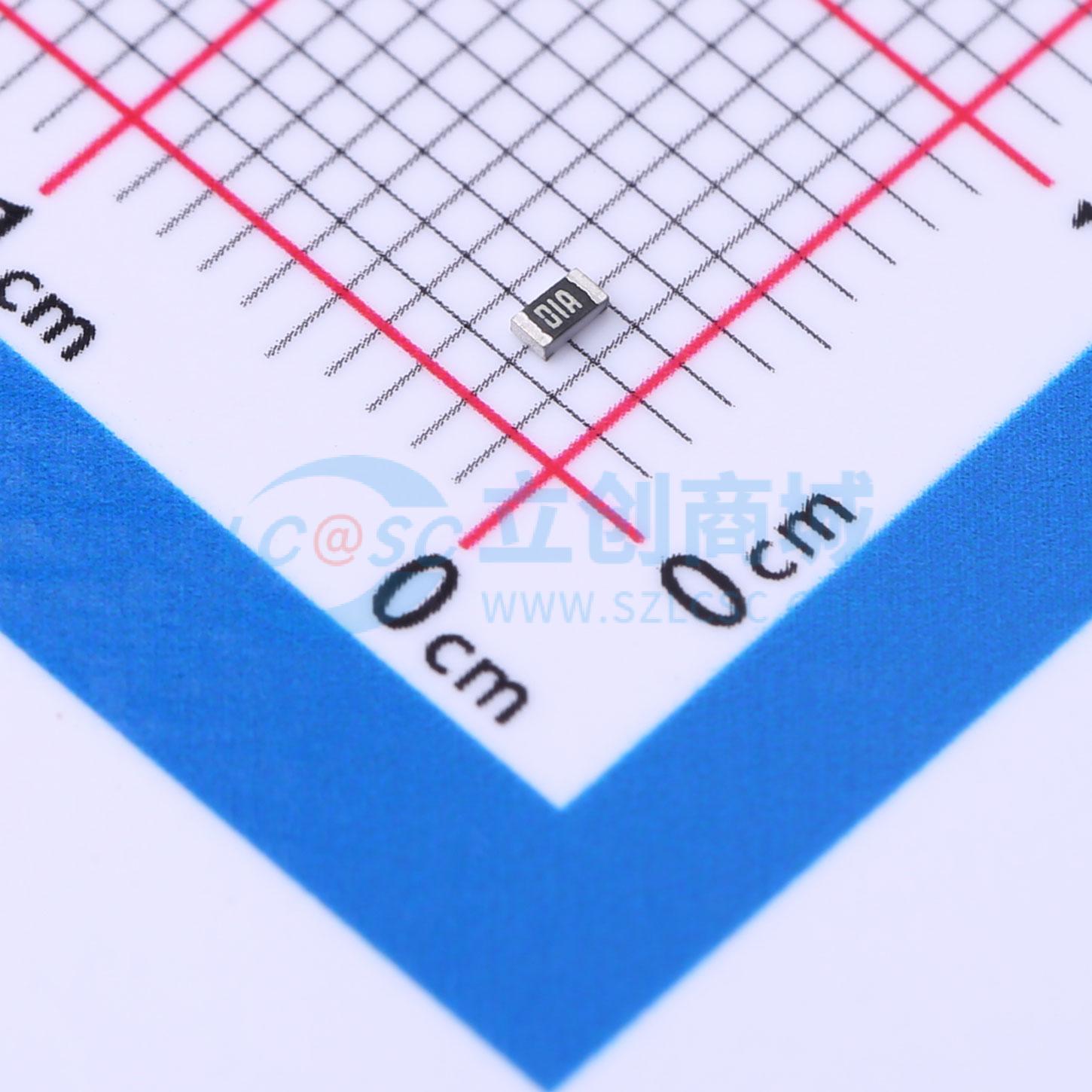 点击查看大图 CRGP0603F100R实物图