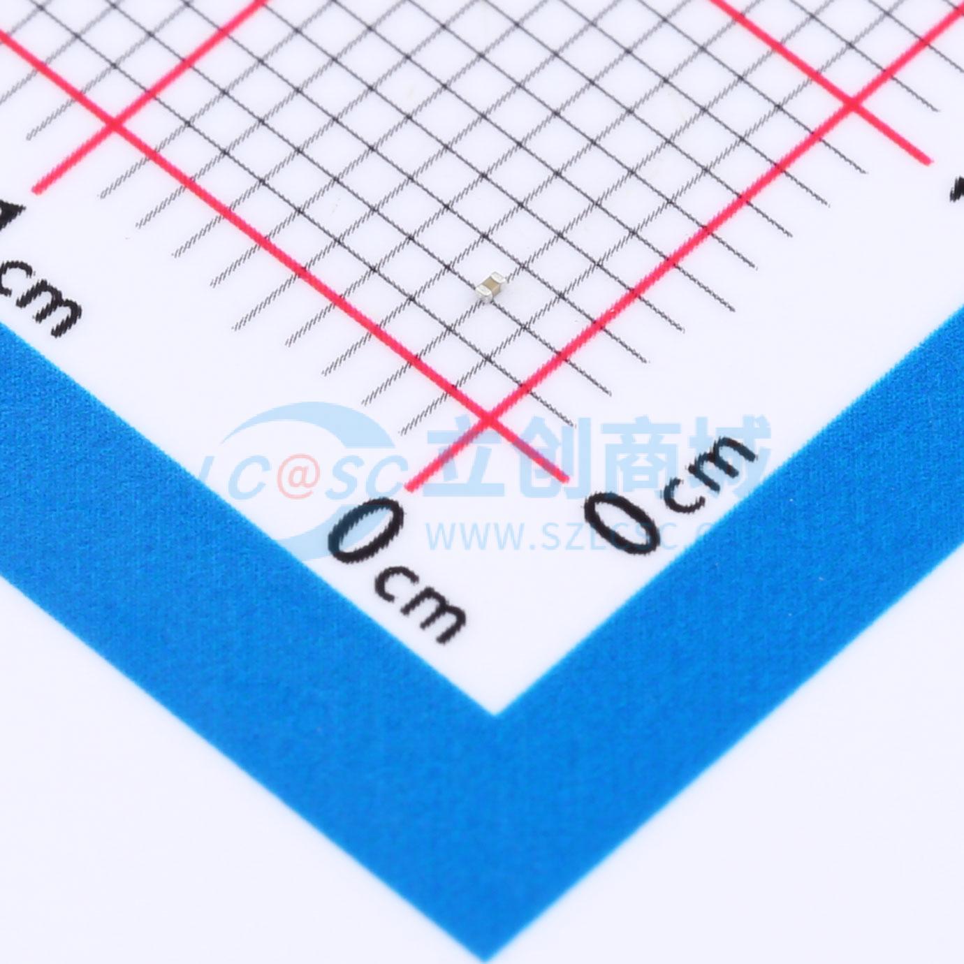 点击查看大图 CC0201KRX7R9BB821实物图