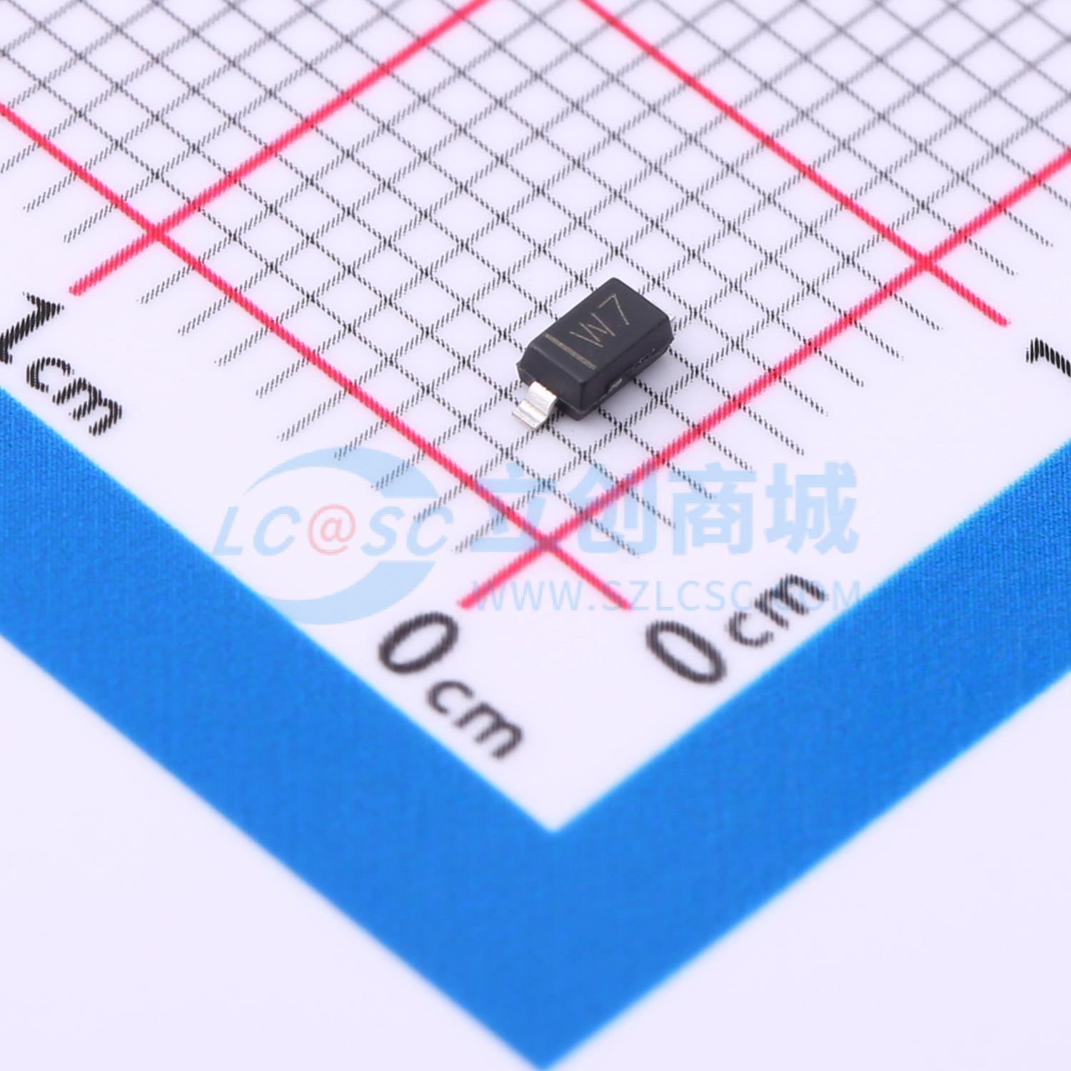 点击查看大图 BZT52C4V7实物图