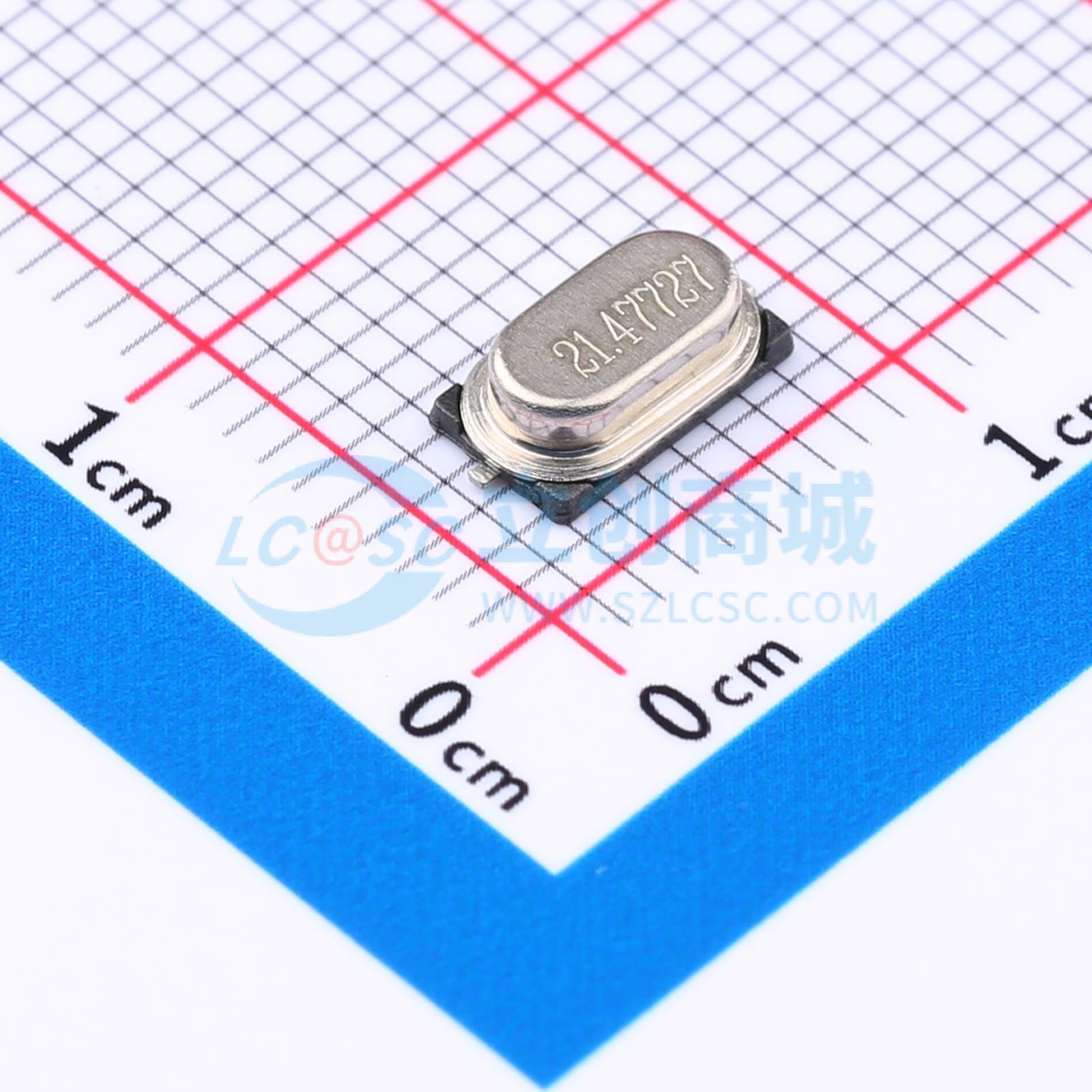 点击查看大图 S47SMD21.47727M20PF50R30B3实物图