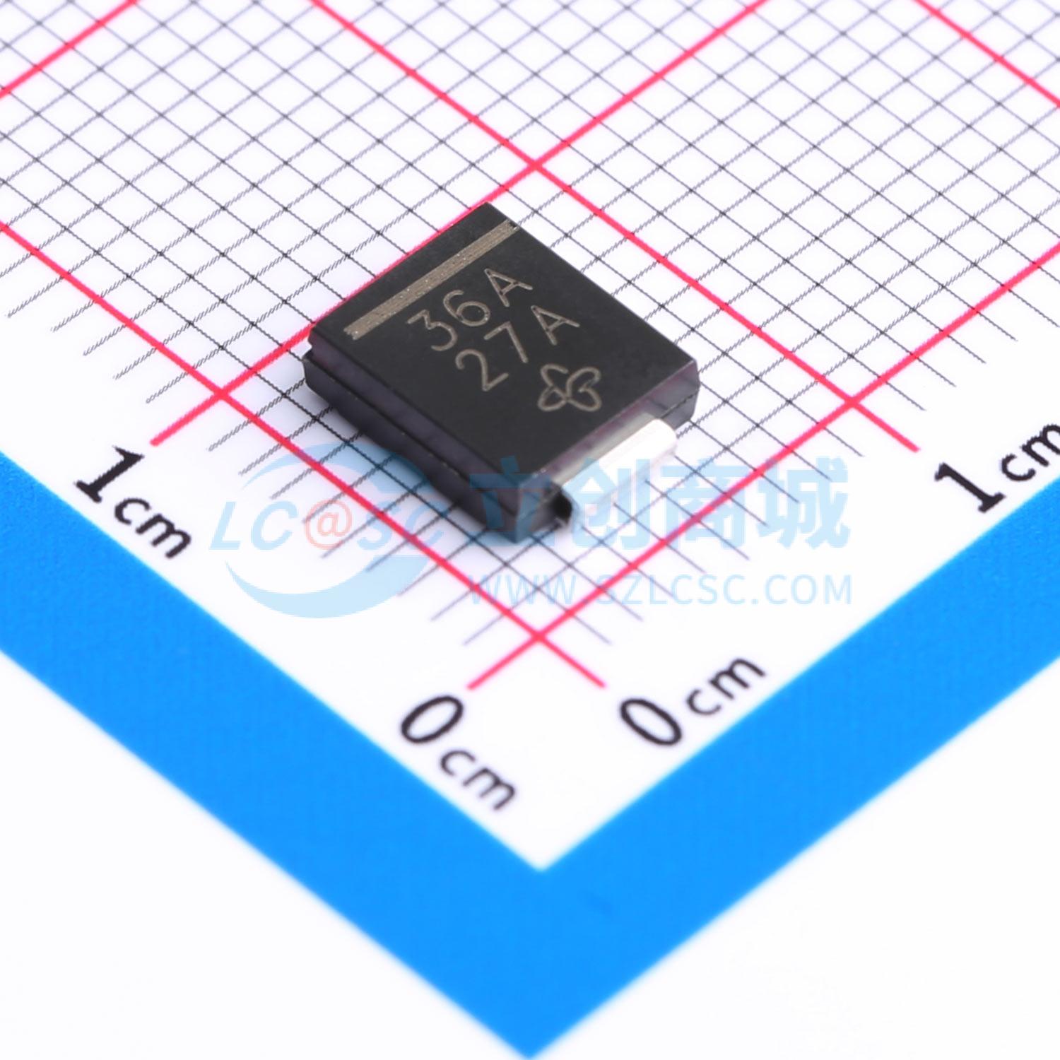 1.5SMC36A-E3/57T实物图
