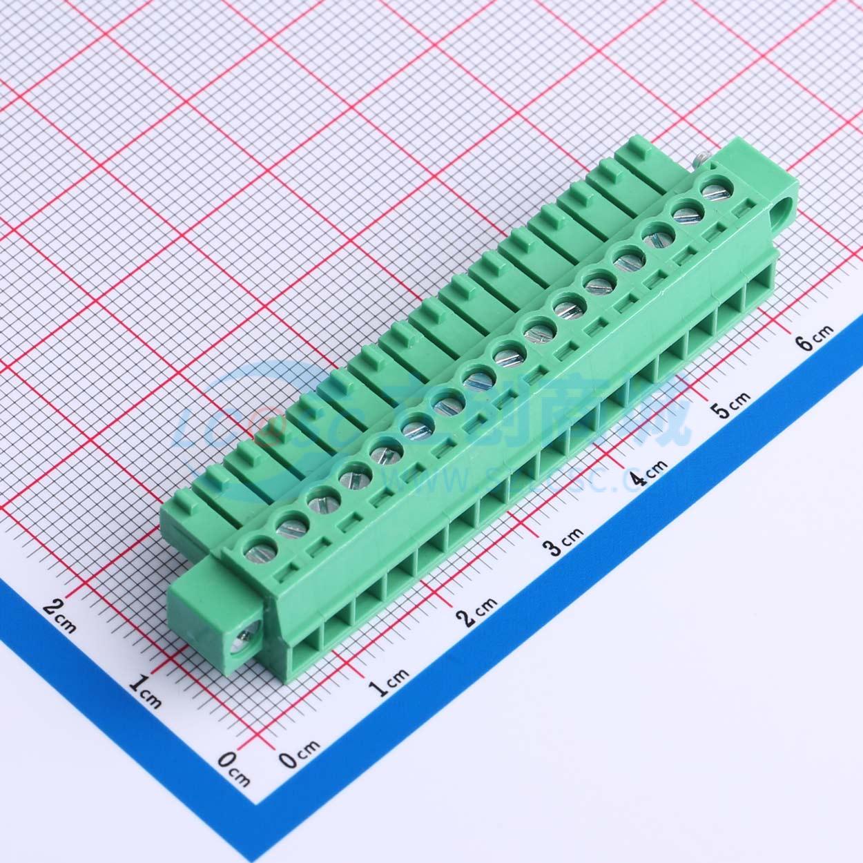 点击查看大图 MX15EDGKM-3.5-16P-GN01-Cu-Y-A实物图