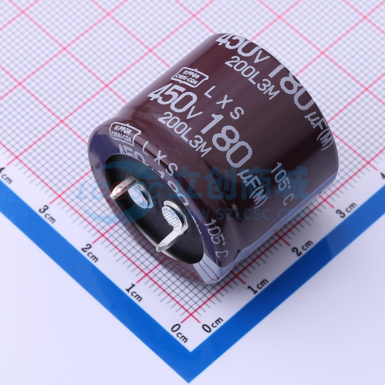 点击查看大图 ELXS451VSN181MR25S实物图