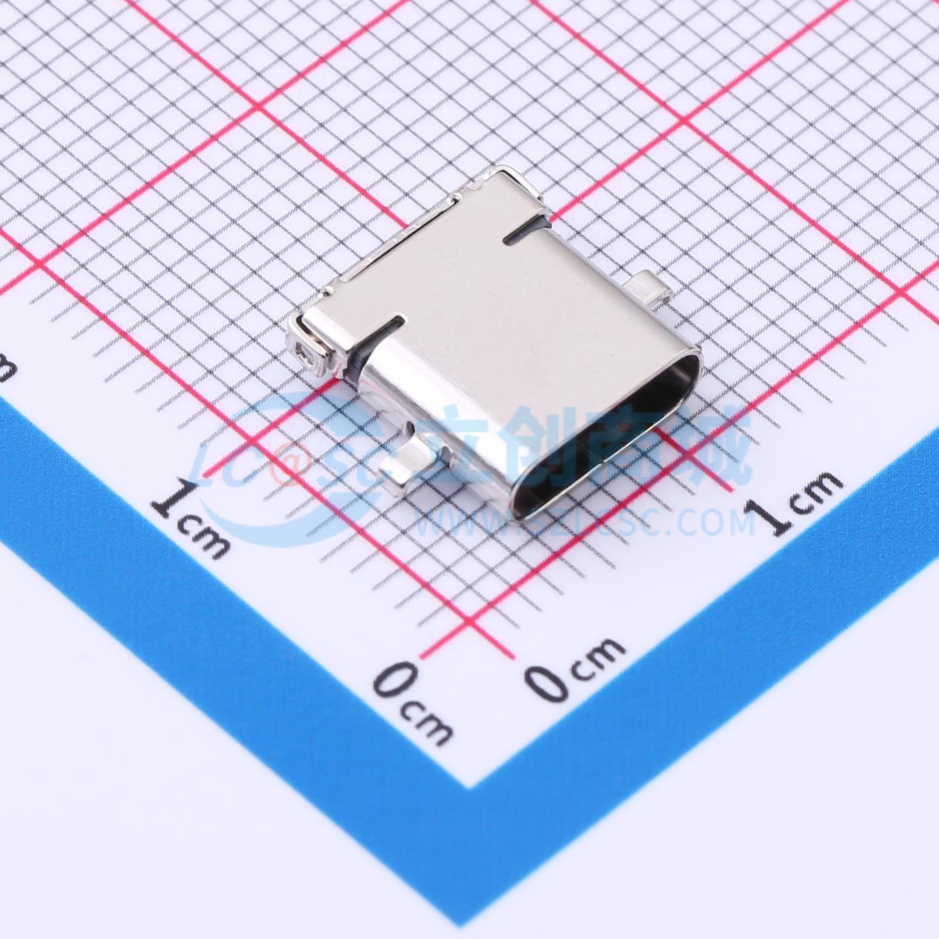 HC-TYPE-C-24P-DS10.0-MM0.33-5A-04实物图